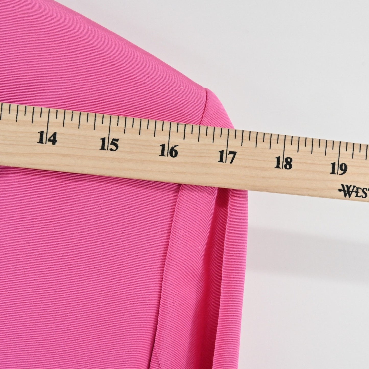 Vtg 90s Dana Buchman Skirt Suit Set Size 8/10 Pink Cotton Academia Preppy Career