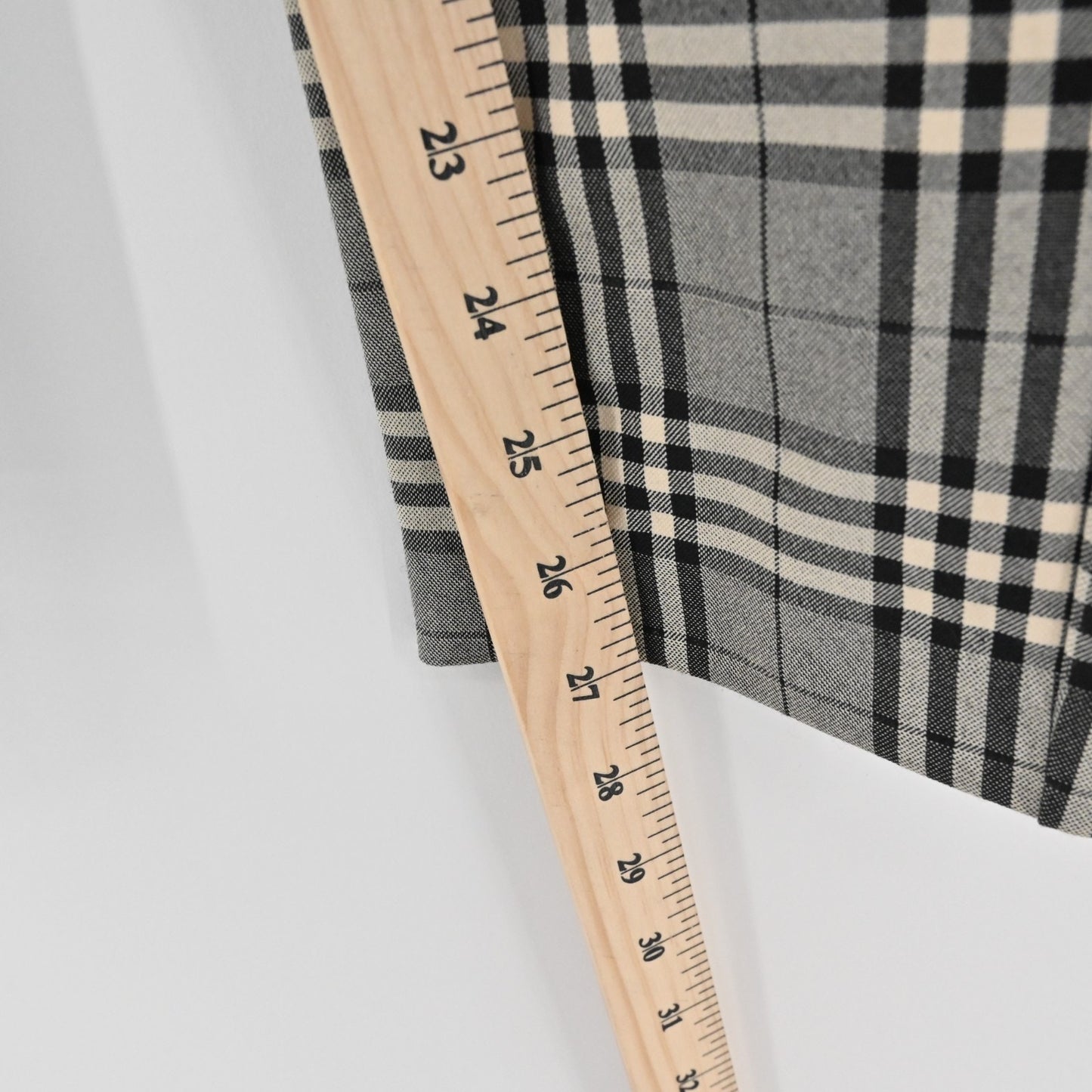 Rag Bone Womens Simone Skinny Pant Size 0 Gray Plaid Preppy Academia Stretch