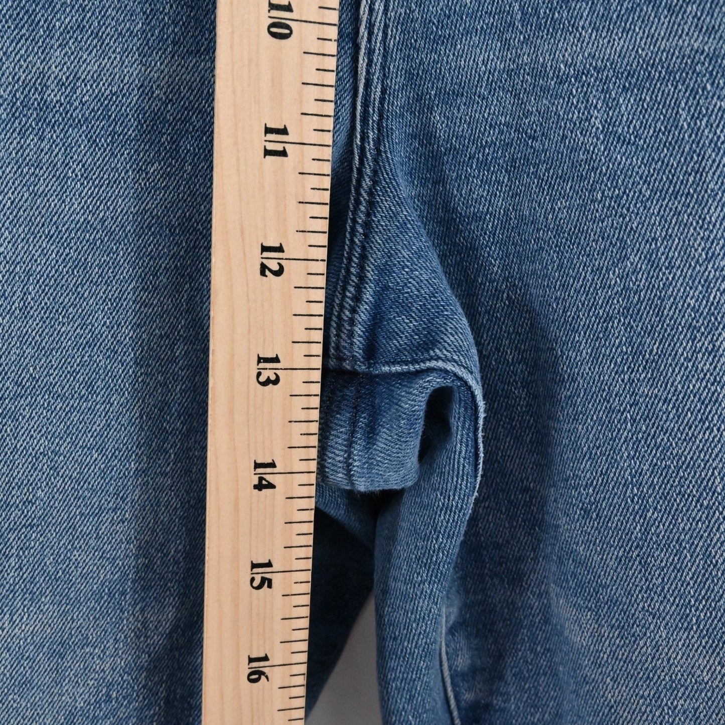 Good American Womens Always Fits Good Legs Straight Jeans Size 32 Blue High Rise