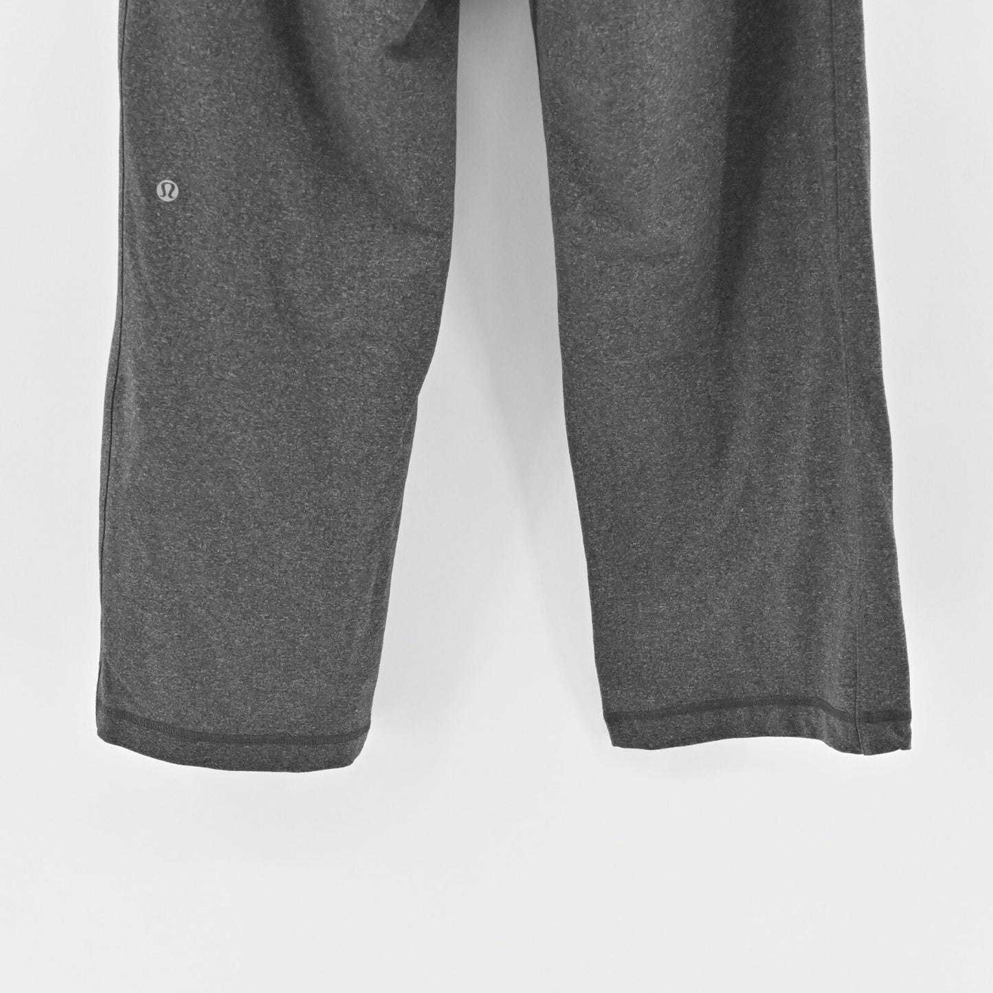 LULULEMON Pants Mens Size M Kung Fu Wide Leg Heathered Black Pull On Sweatpant