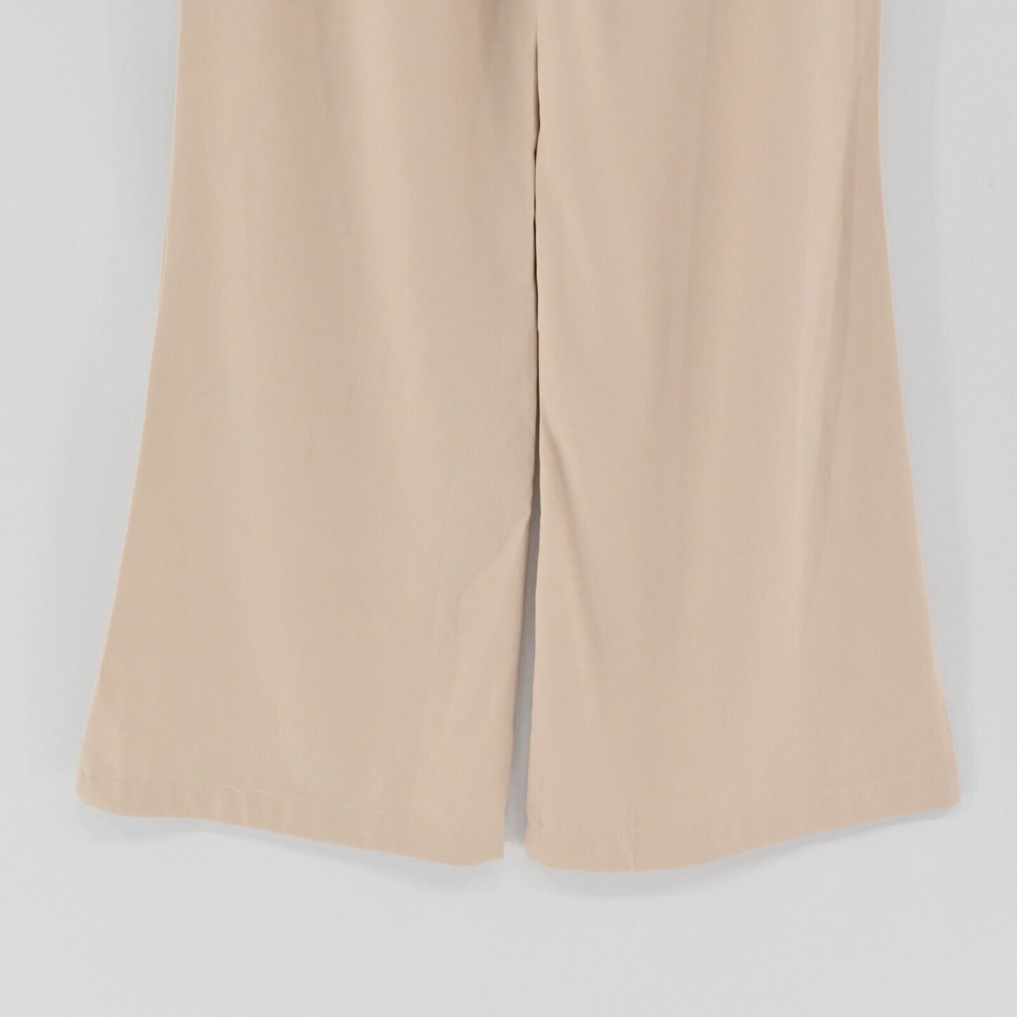 ANTHROPOLOGIE Pants Womens Sz M SNDYS Burland Pant Beige Wide Leg Pleated NEW