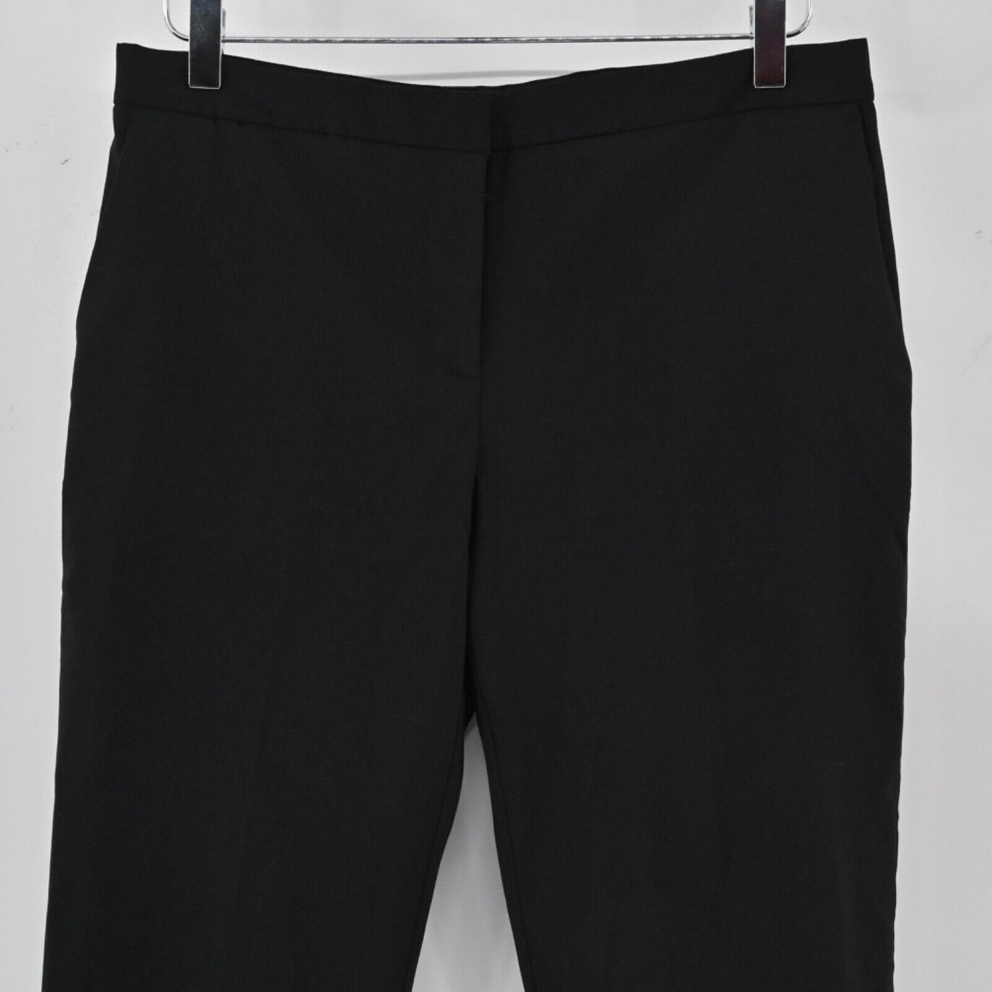 MARIO SERRANI Pants Womens Size 6 Black Slim Tapered Leg Stretch Career Italy