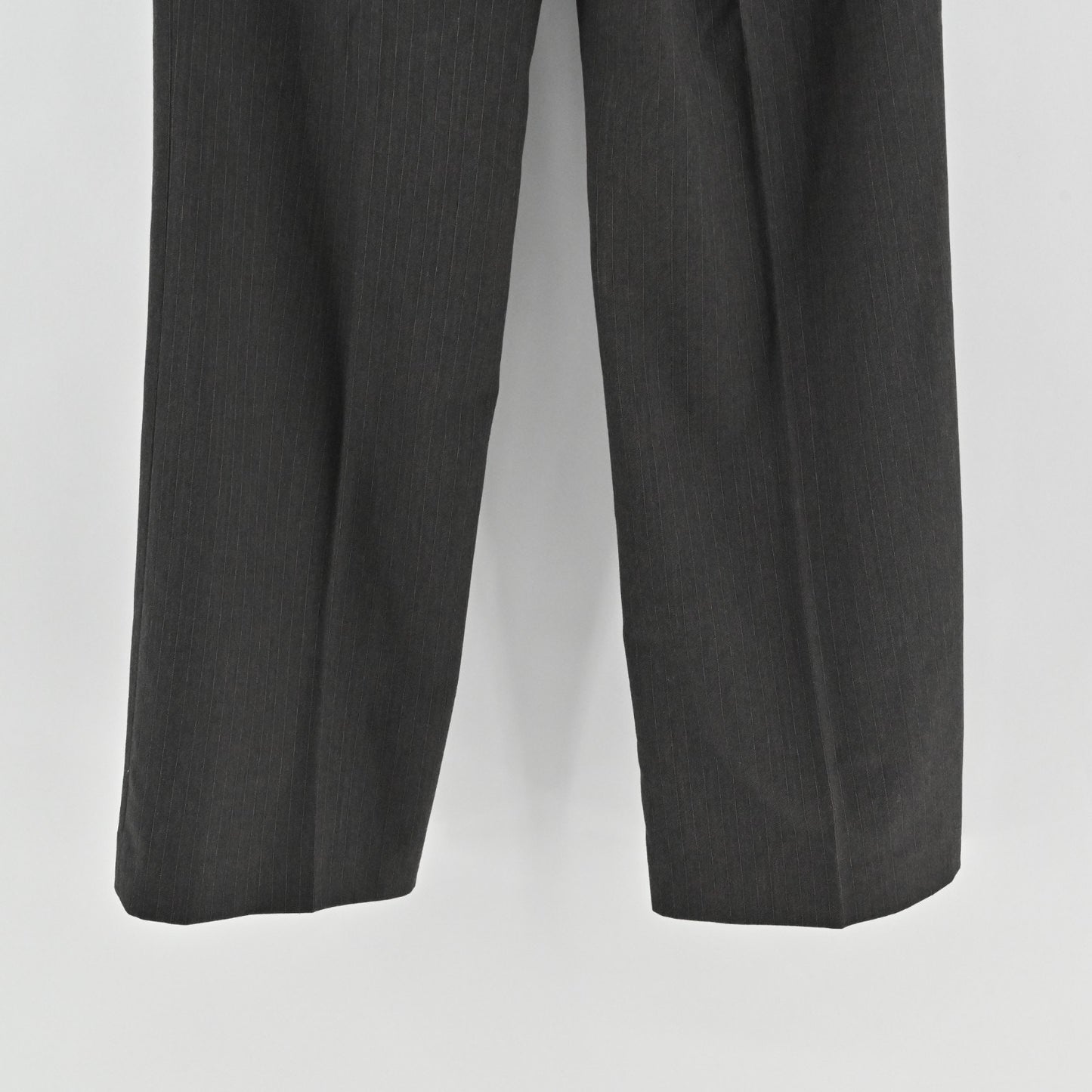 Ellen Tracy Womens Gray Micro Stripe Wide Leg Trouser Pants Size 6 Work Career