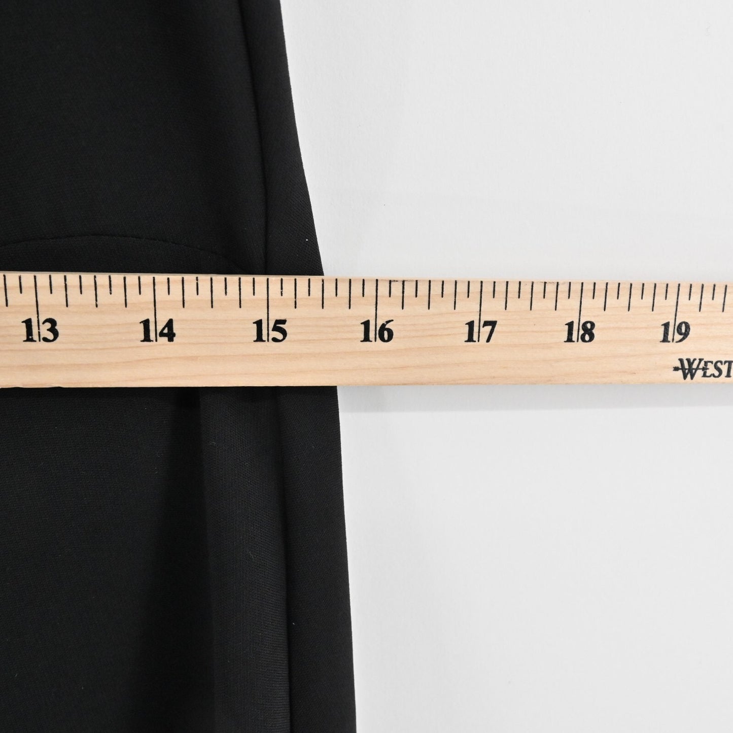 AMANDA UPRICHARD Arial Dress Size L Drape Front Sleeveless Crepe Black Maxi Gown