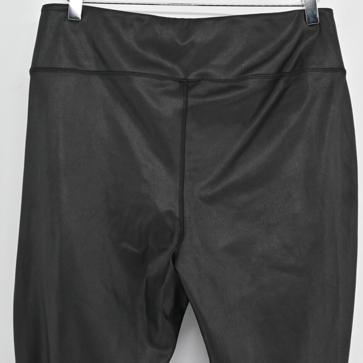 ARULA Leggings Womens Sz 12 Faux Leather Black High Rise Grunge Gothic Festival