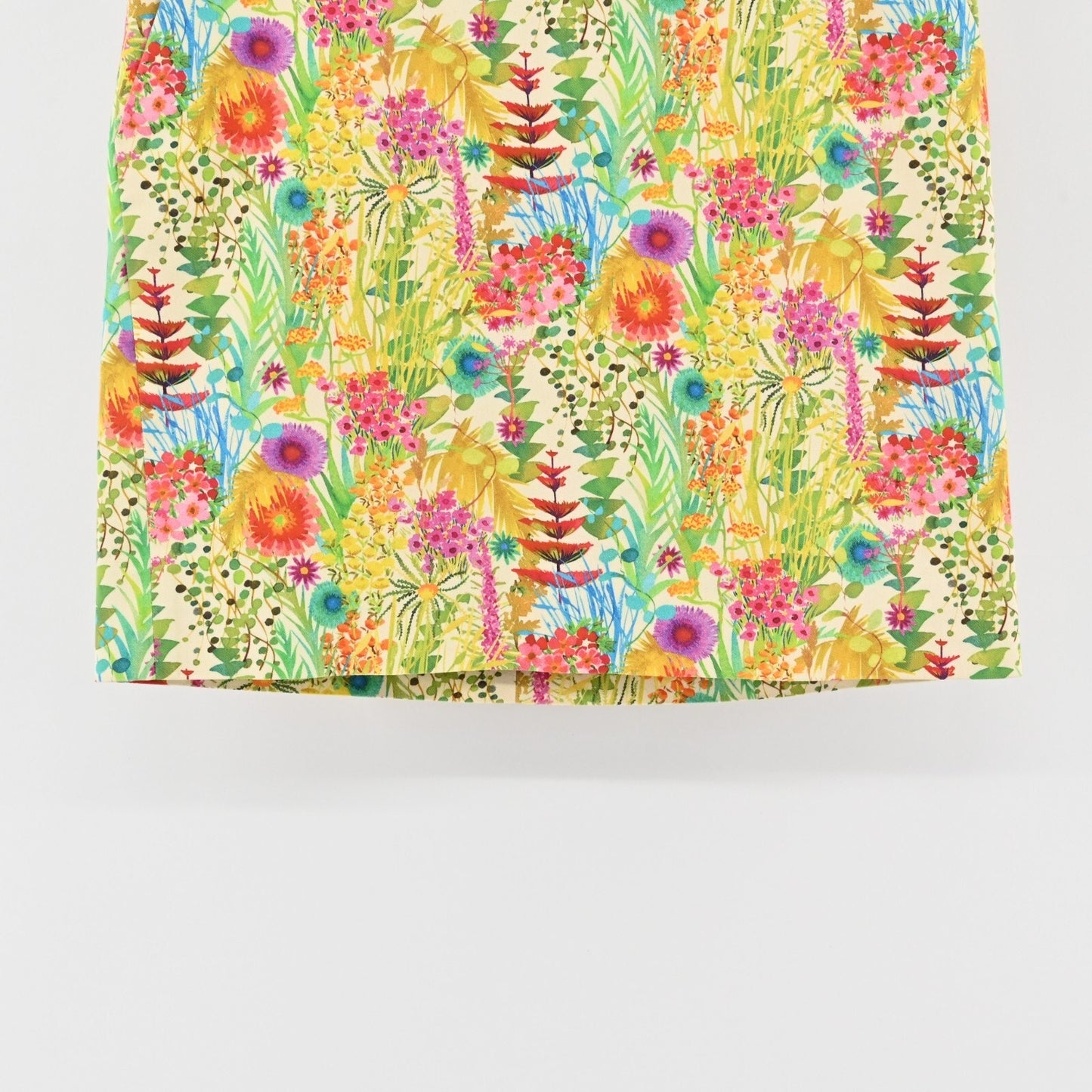 J CREW Skirt Size 00 Liberty Art Fabrics Postage Stamp Tresco Floral Multicolor