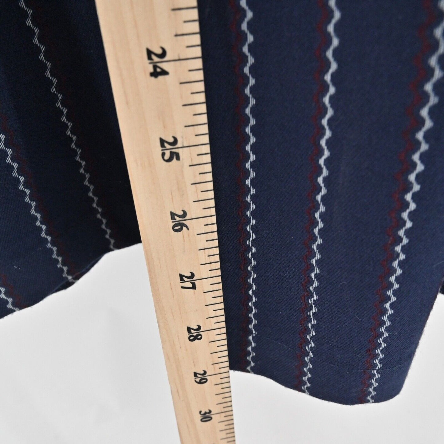 GANNI Jumpsuit Womens Size 42 Navy Blue Stripe Spaghetti Strap V Neck Wide Leg