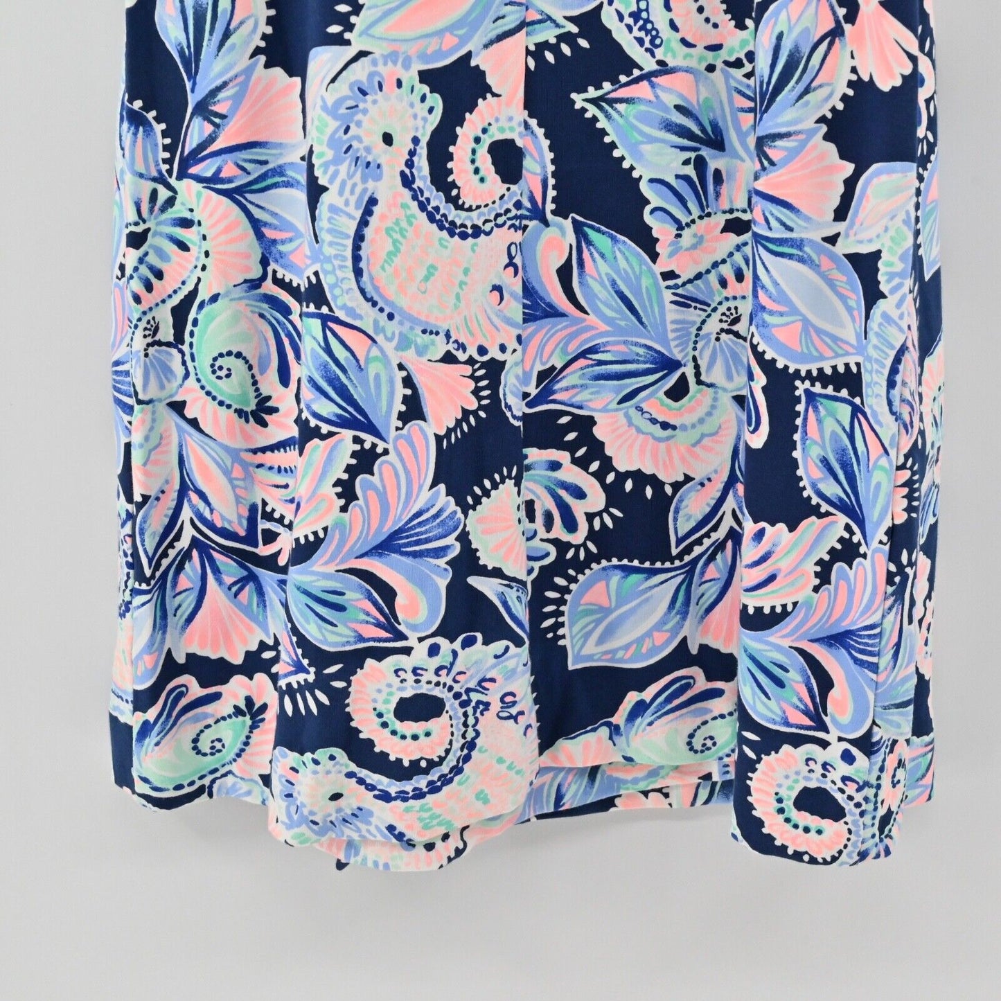 LILLY PULITZER Dress Womens Size XS Romee Wrap Blue Holy Flockamolie Ruffle NEW