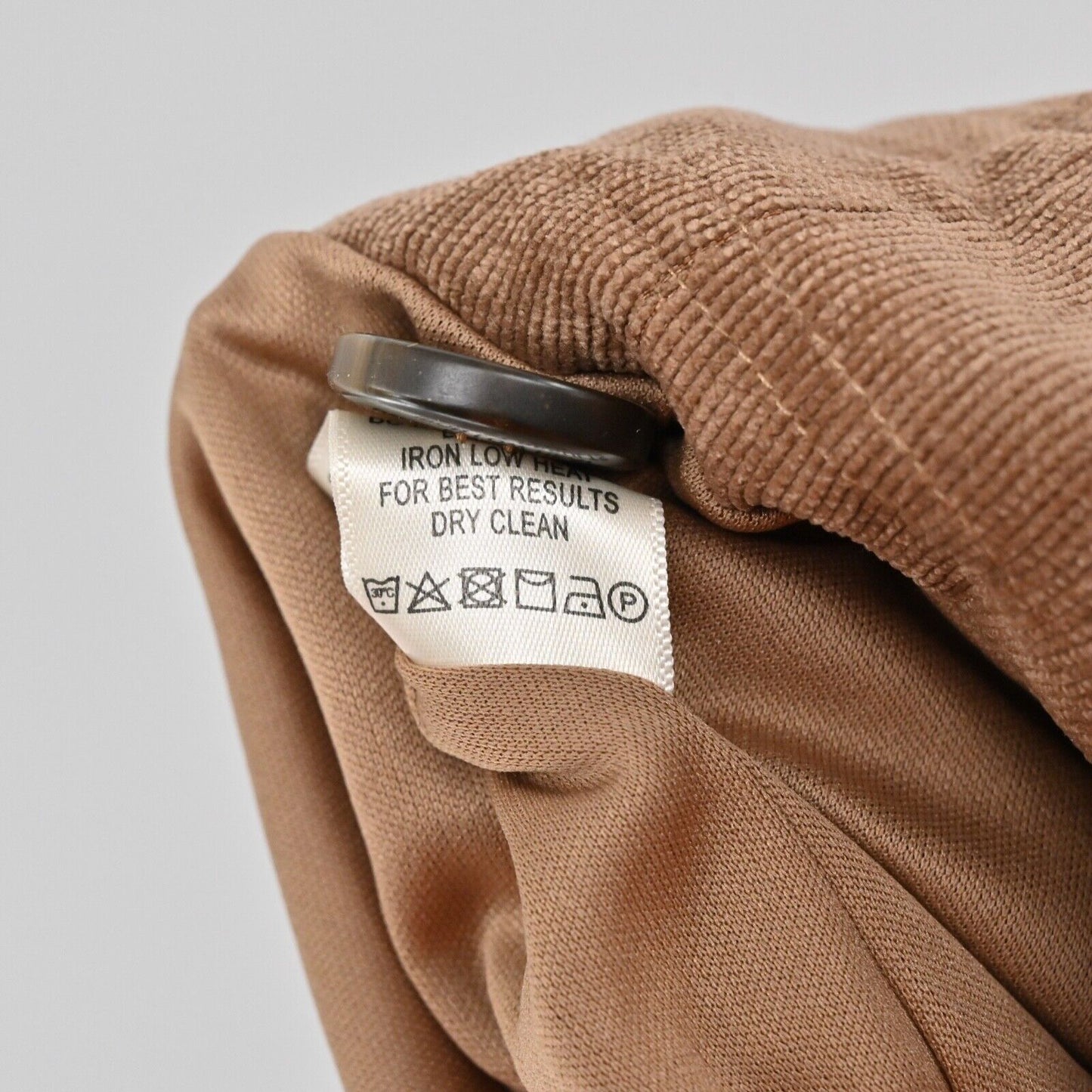 ALTARD STATE Skirt Womens Size L Brown Corduroy Button Front Paperbag Waist Mini