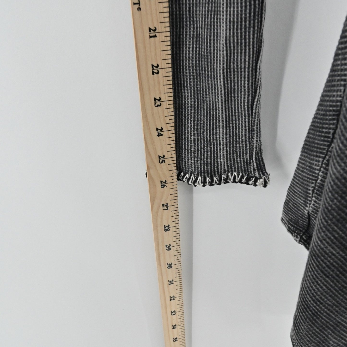 Vtg Y2k T Party Waffle Knit Dress Size M Gray Whimsigoth Grunge Asymmetrical