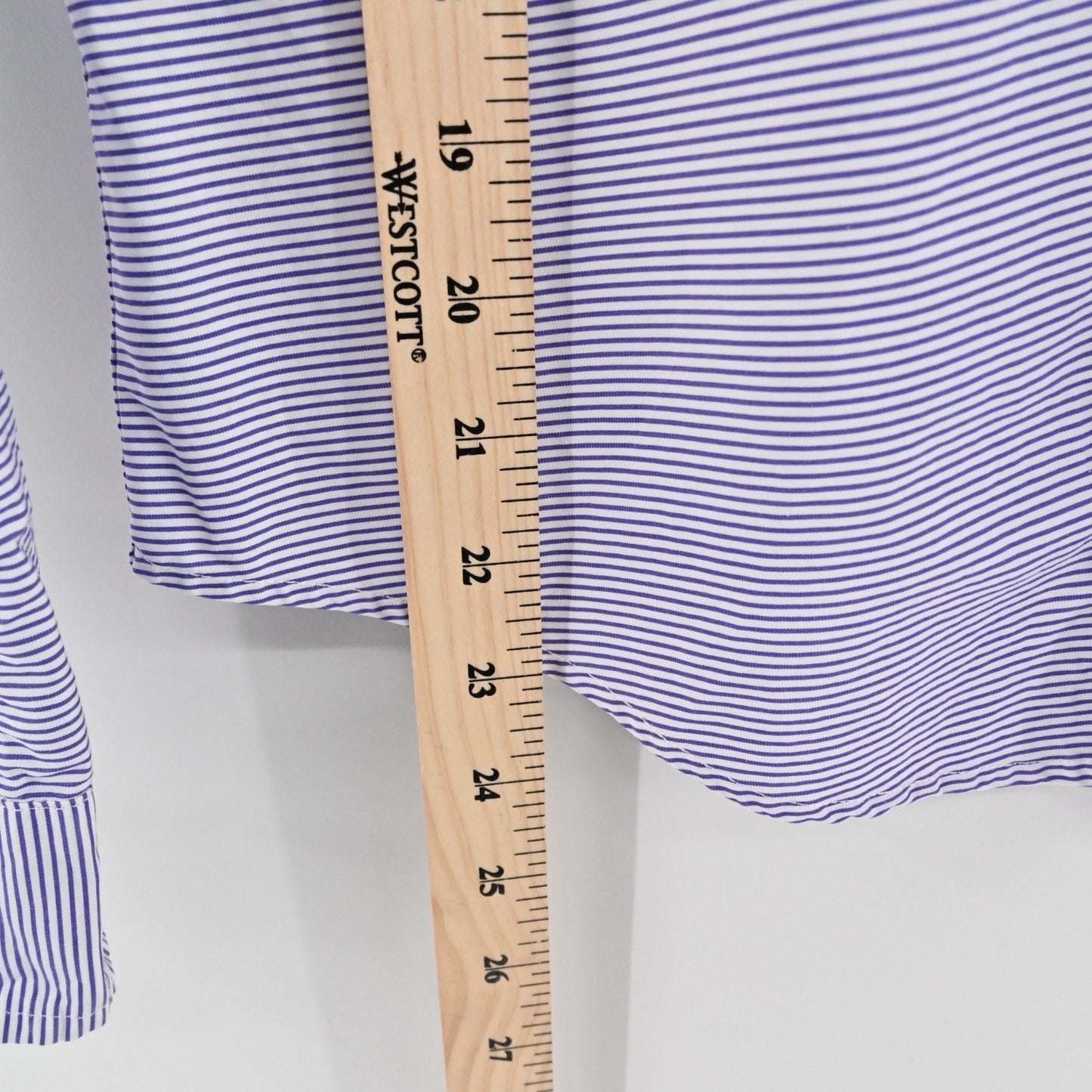 Frank Eileen Womens Barry Button Front Top Size XS Purple White Stripe Blouse