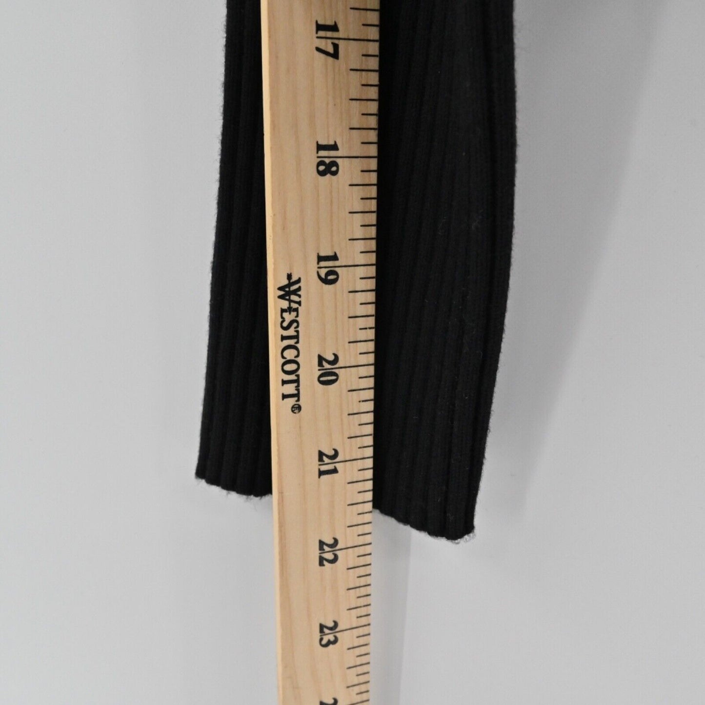 ZARA Cardigan Womens Sz M Black Exaggerated Collar Button Minimalist Retro Chic