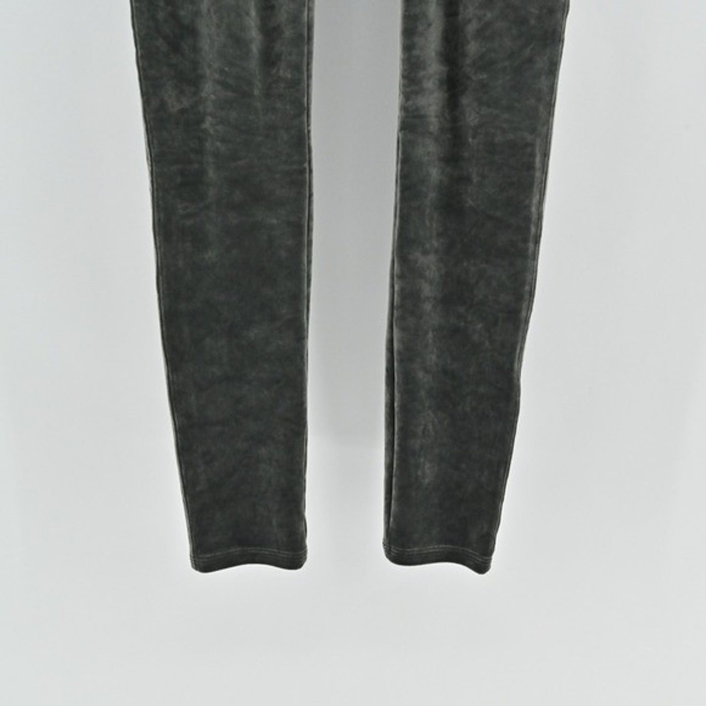 Spanx Womens Velvet Leggings Olive Green Size L Soft Stretch High Waisted Modern