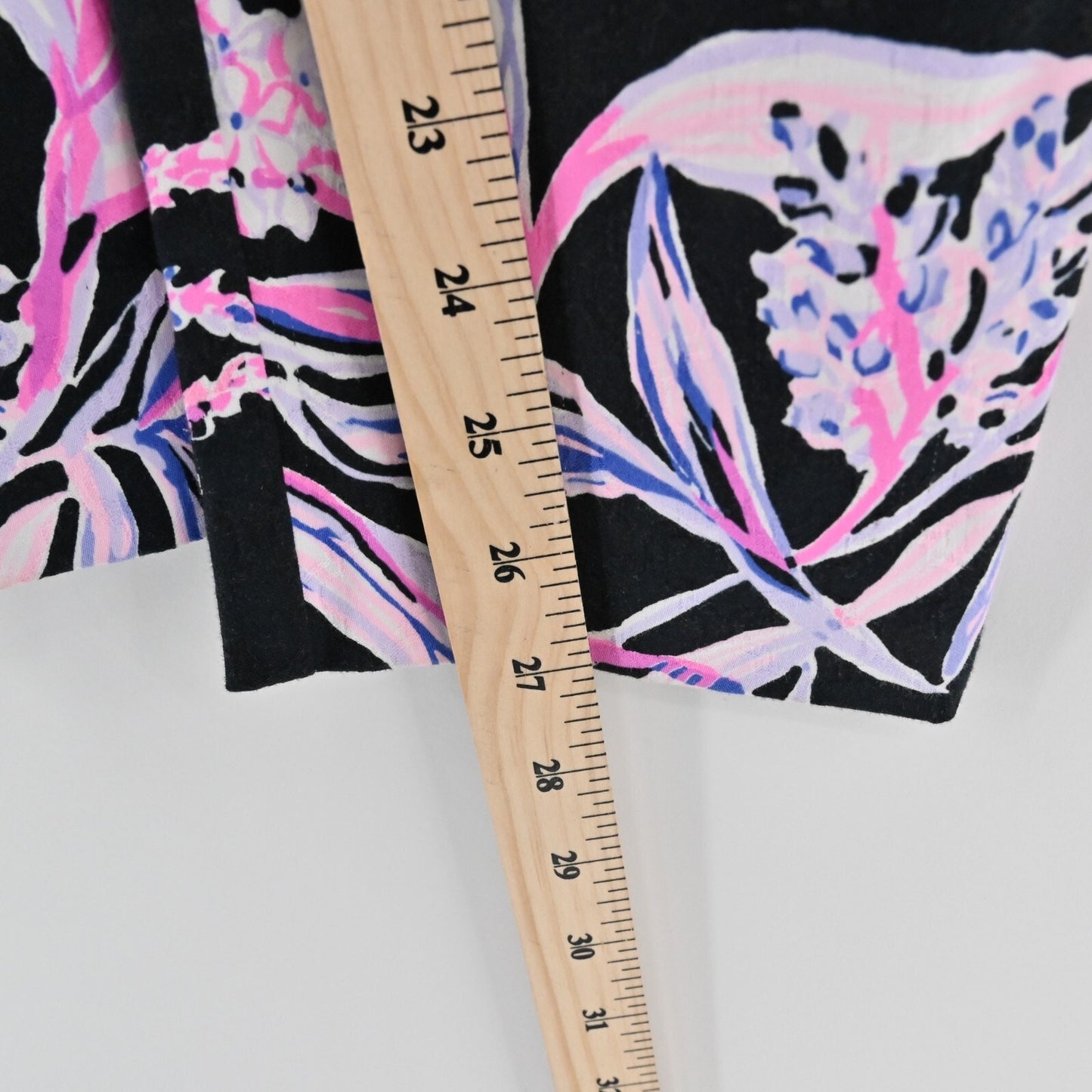 LILLY PULITZER Womens Kelly Pants Size 00 Skinny Ankle Onyx Wild Within Print