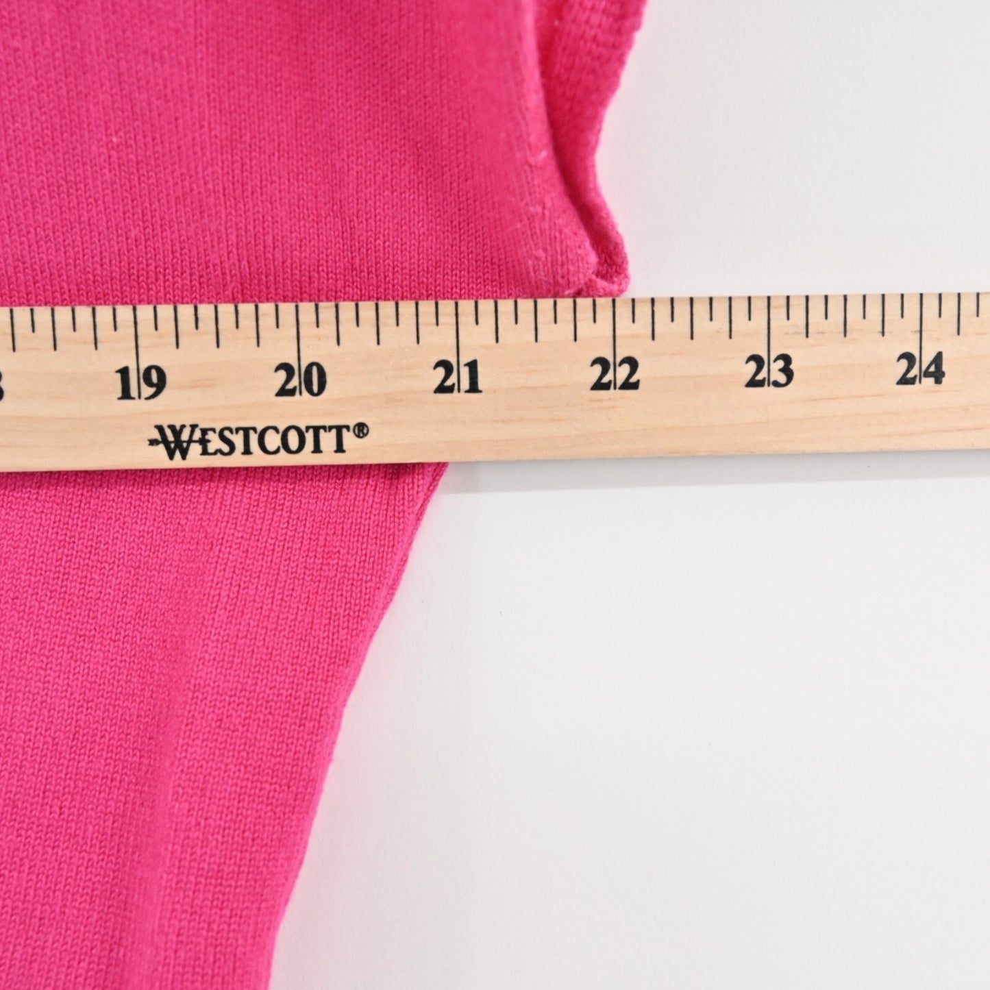 CYNTHIA ROWLEY Pink Sweater Womens Size S VNeck Short Dolman Sleeve Knit Top