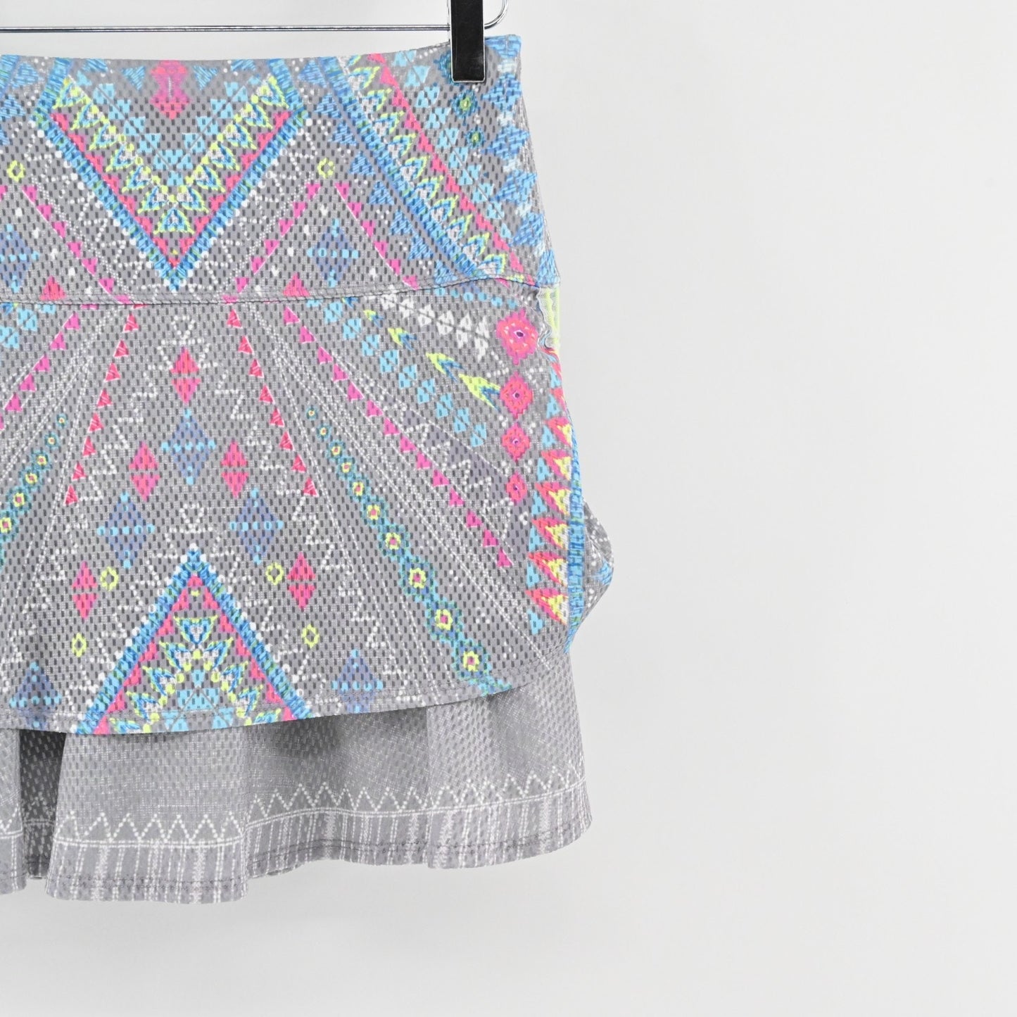 Lucky in Love Desert Vibes Ruched Skort Size XS Print Tennis Skirt Pickleball