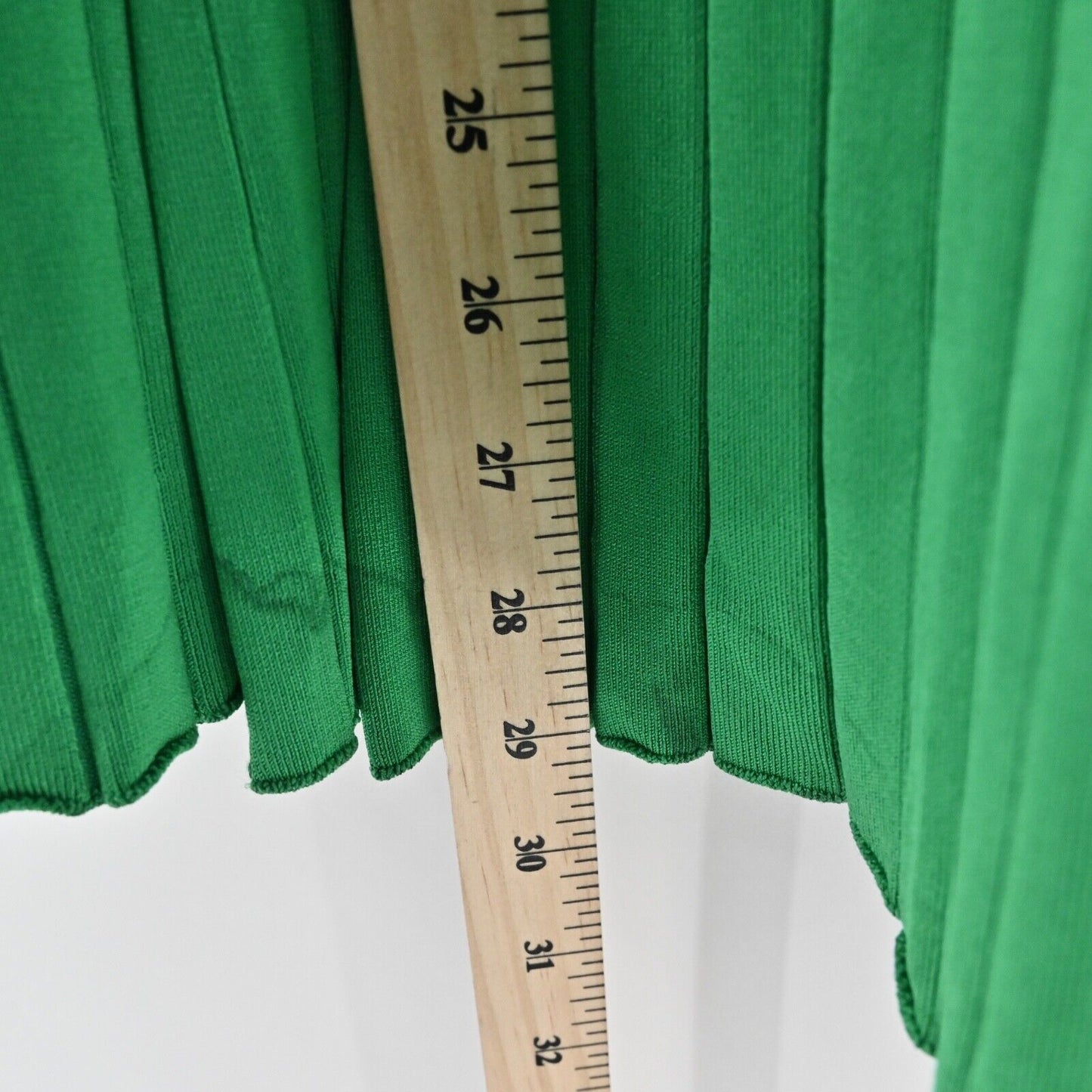 ALC Pants Womens Size XS Kelly Green Astrid Ribbed Flare Bell Bottom High Rise
