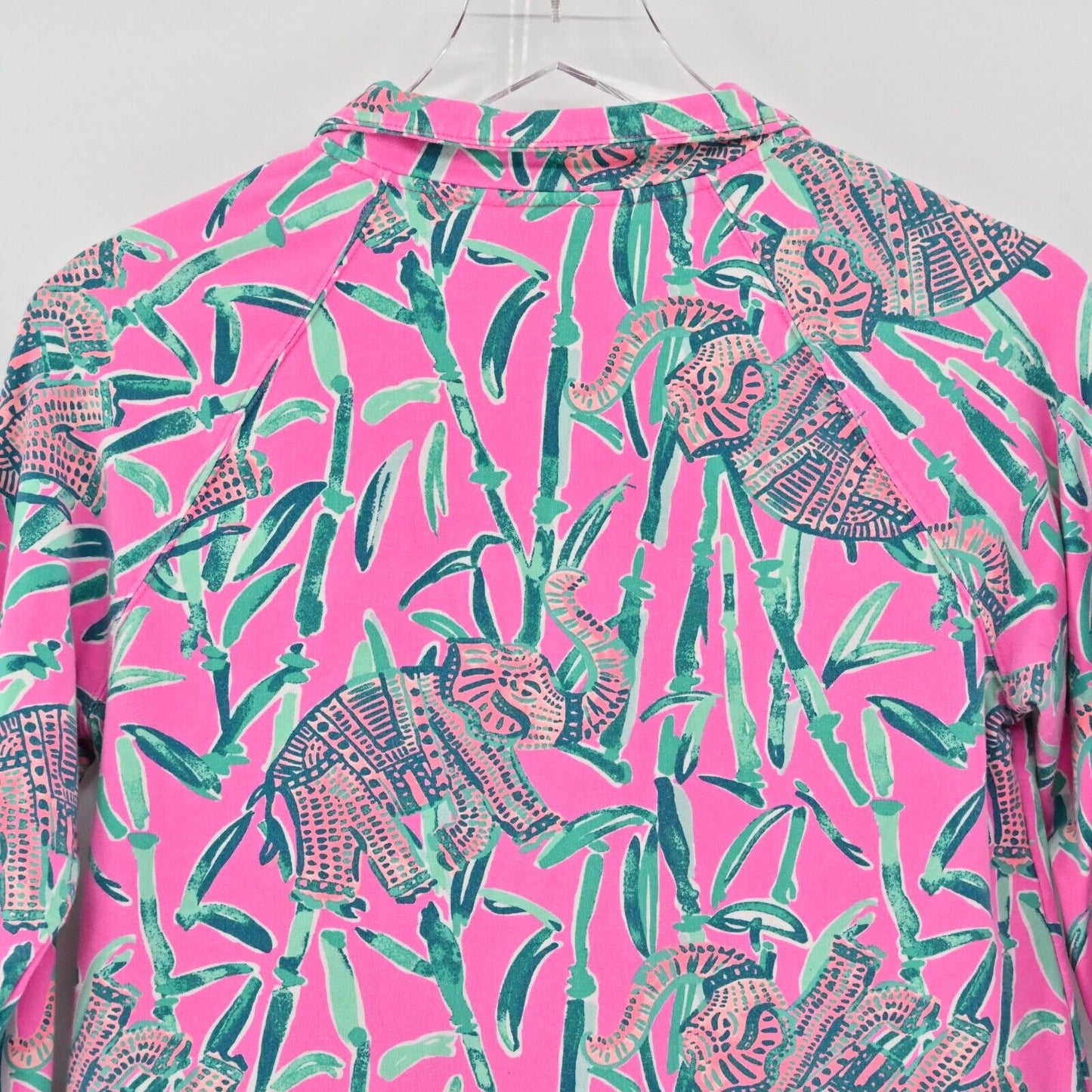 LILLY PULITZER Pullover Womens Size S Skipper Popover Quarter Zip Extra Lucky