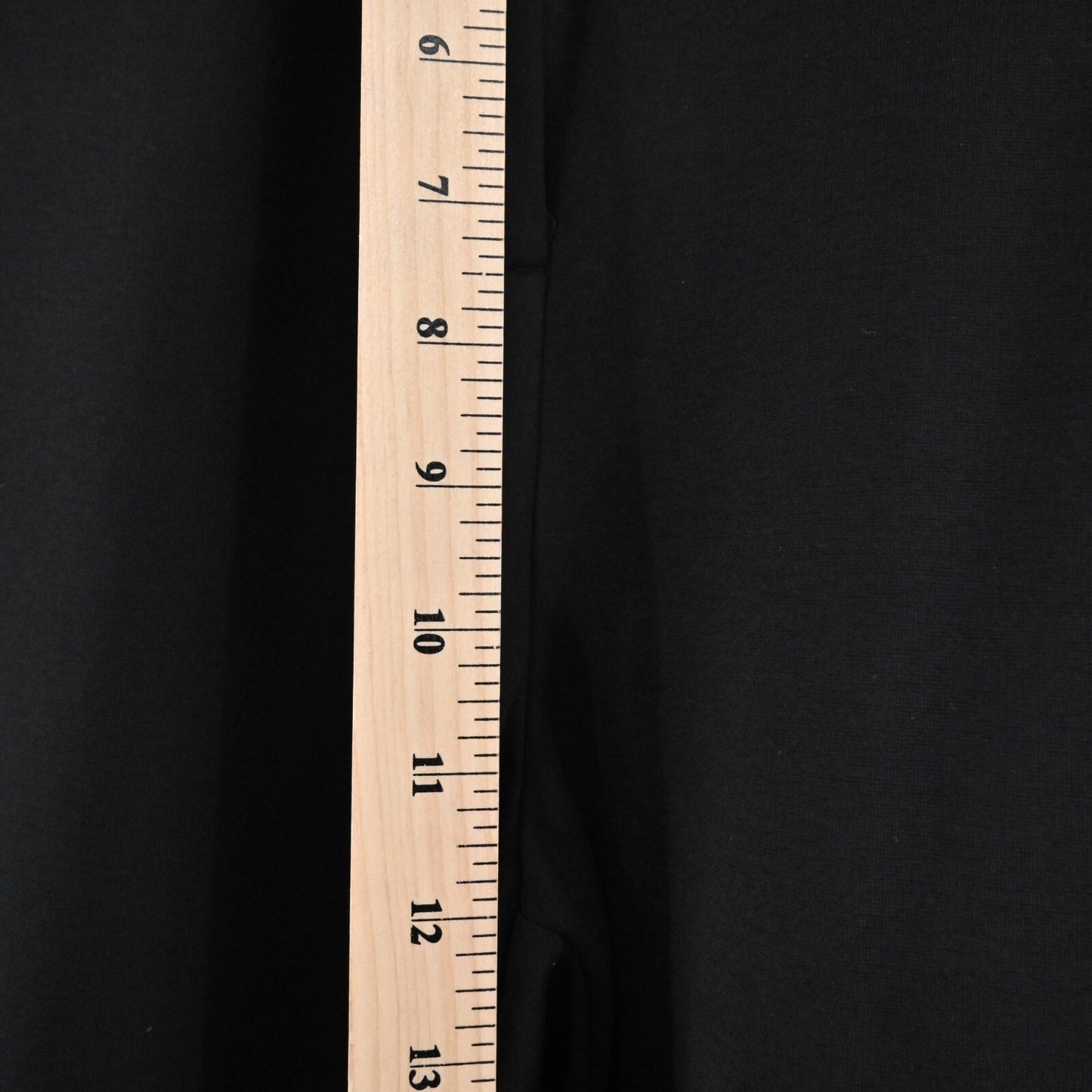 EILEEN FISHER Womens Pants Size L Classic Black Straight Leg Trousers Corpcore
