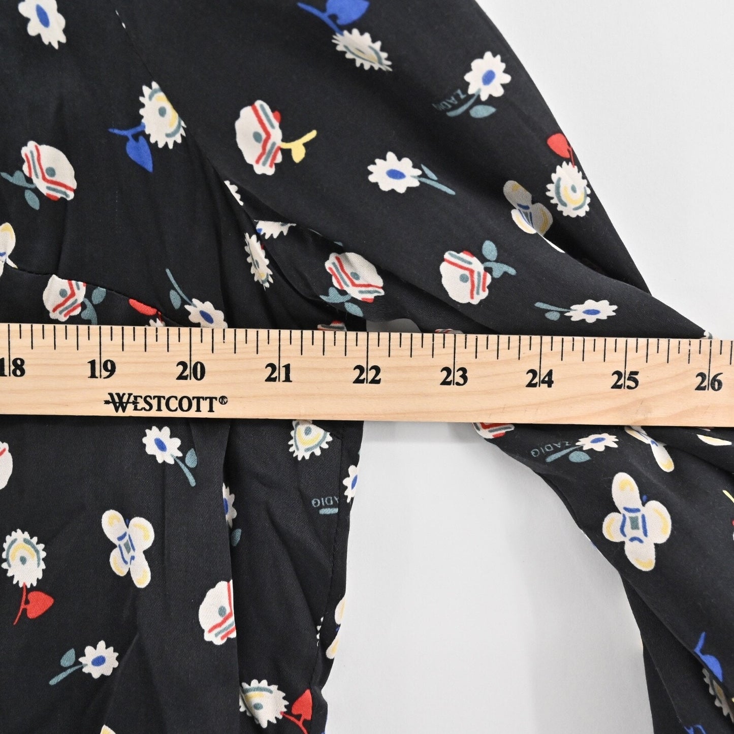 ZADIG VOLTAIRE Jacket Womens Size 40 Black Vendrix Floral Embroidered Retro Boho