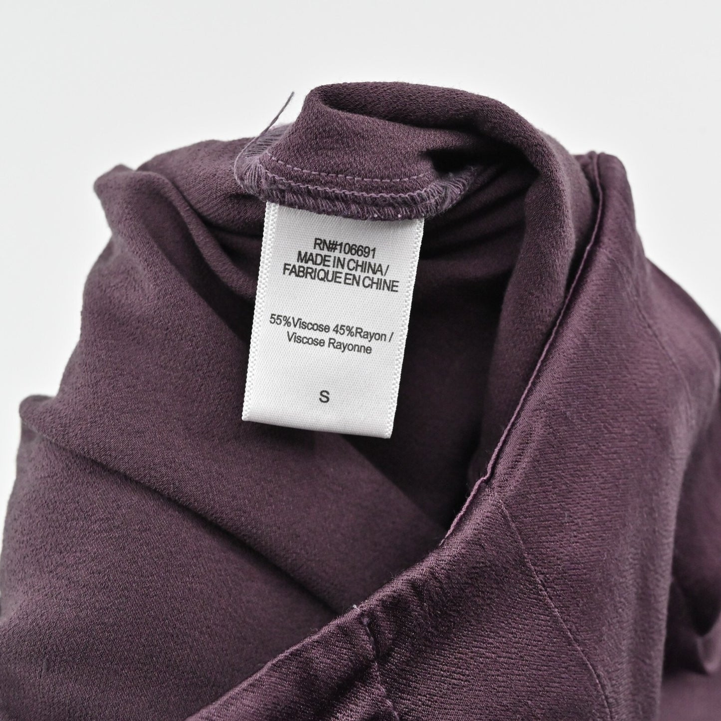 YOUNG FABULOUS BROKE Womens Wide Leg Pants Size S Plum Pleated Flowy High Rise