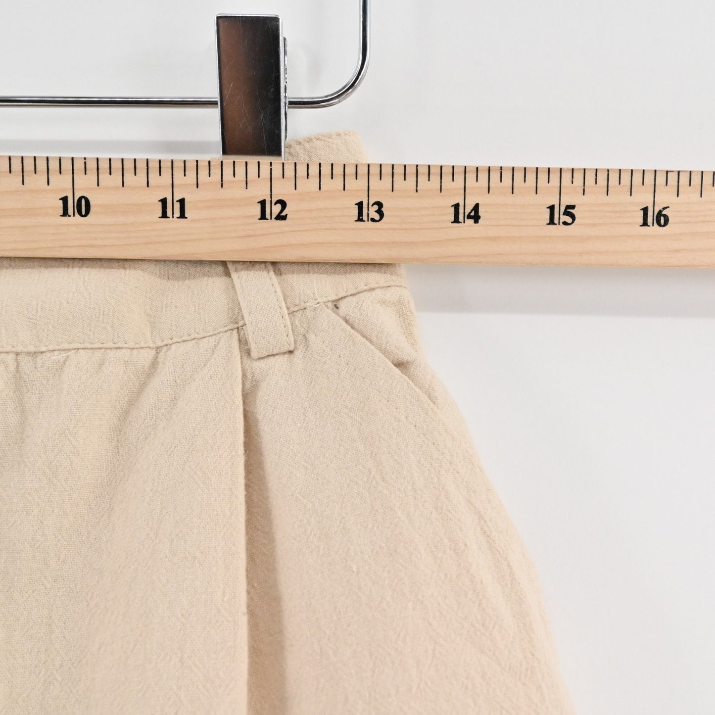 FREE PEOPLE Womens Khaki Shorts Size XS Preppy Cuffed Pleated High Rise Cotton