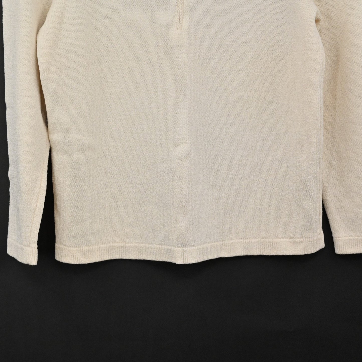 Vtg ST JOHN Womens Santana Sweater Size XS Cream Wool Knit USA 90s Separates