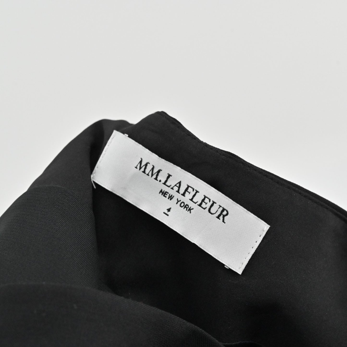 MM LaFleur Womens Wool Trouser Pants Size 4 Black Flare Office Workwear Career
