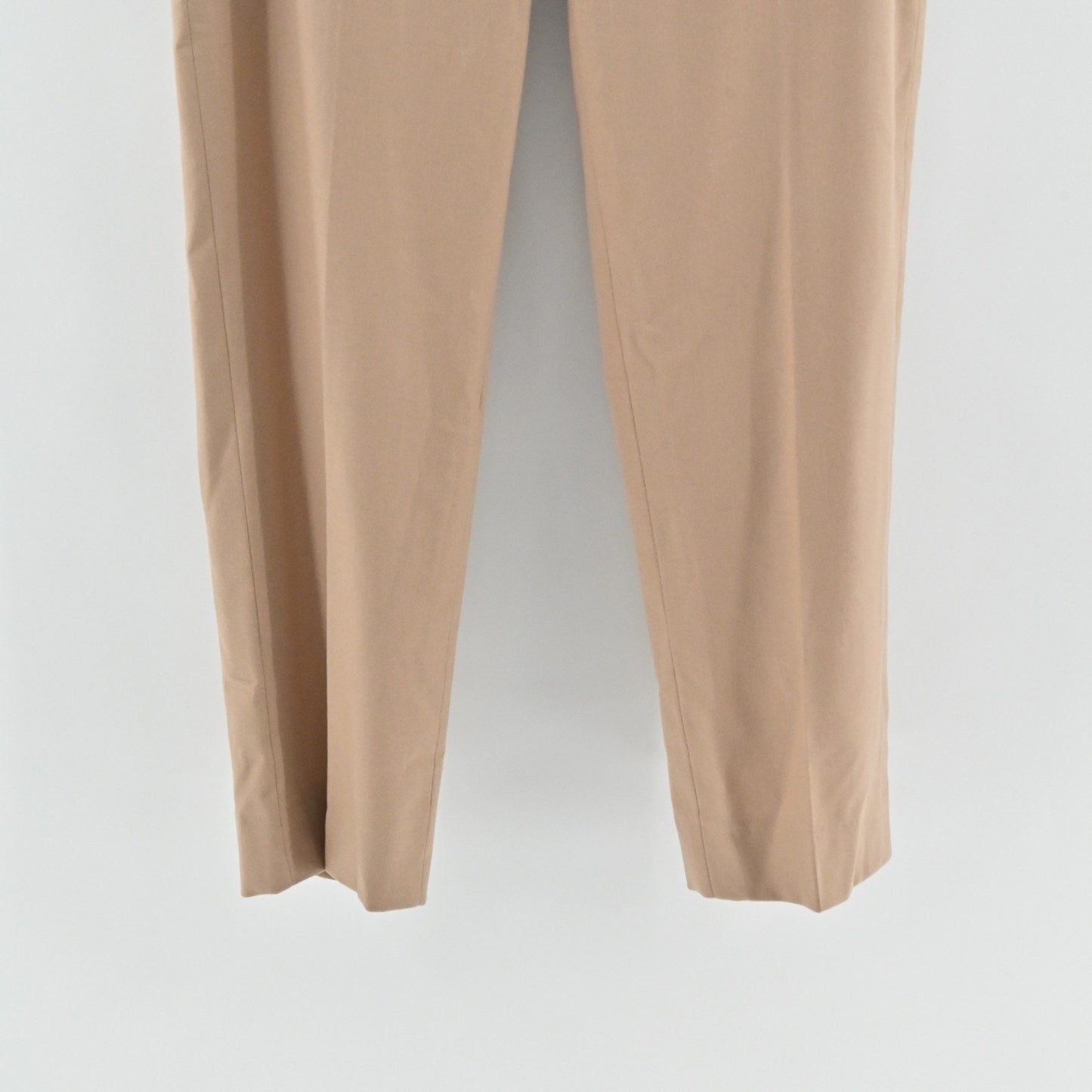 Lafayette 148 Barrow Wool Cashmere Pants Size 12 Tan Trousers Corpcore Luxury