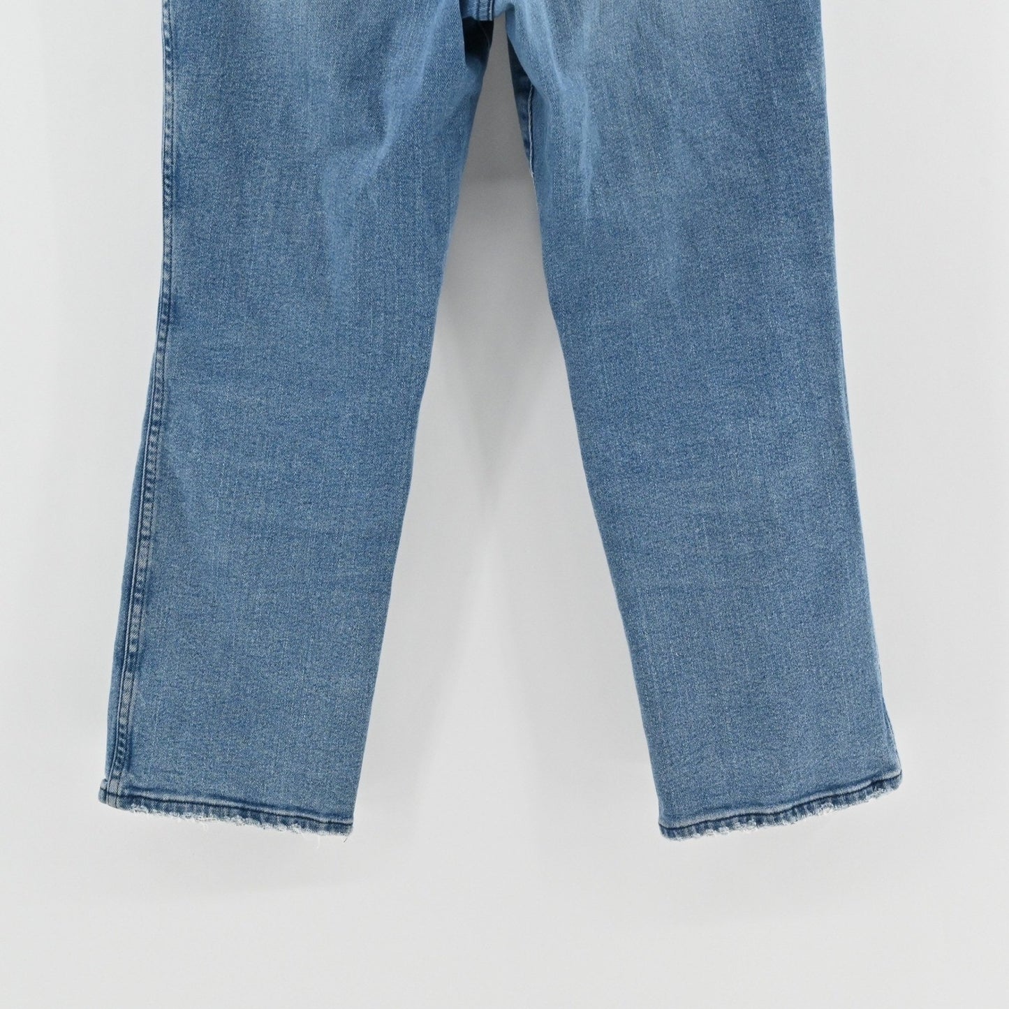 Good American Womens Always Fits Good Legs Straight Jeans Size 32 Blue High Rise
