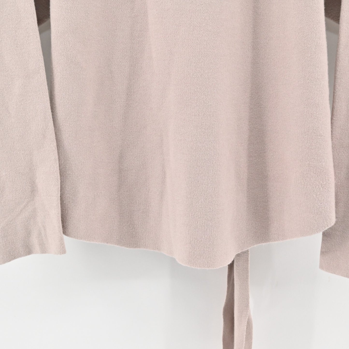 MODERN CITIZEN Sweater Womens Size XL Nara Tie Front Knit Top Blush Quiet Luxury