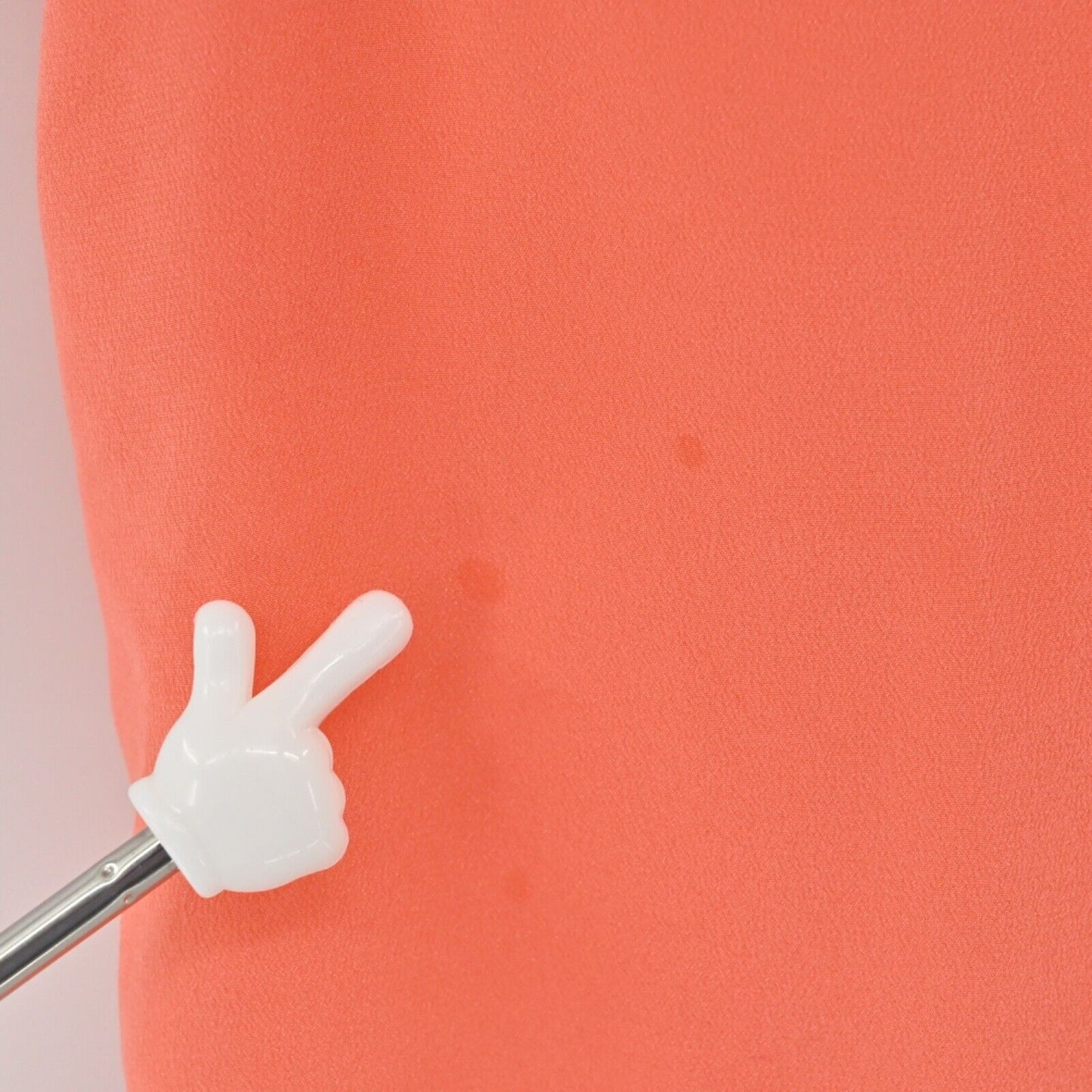 ANTHROPOLOGIE Top Womens Sz 2 MAEVE Orange 100% Silk Dipped Chroma Ruffle Blouse