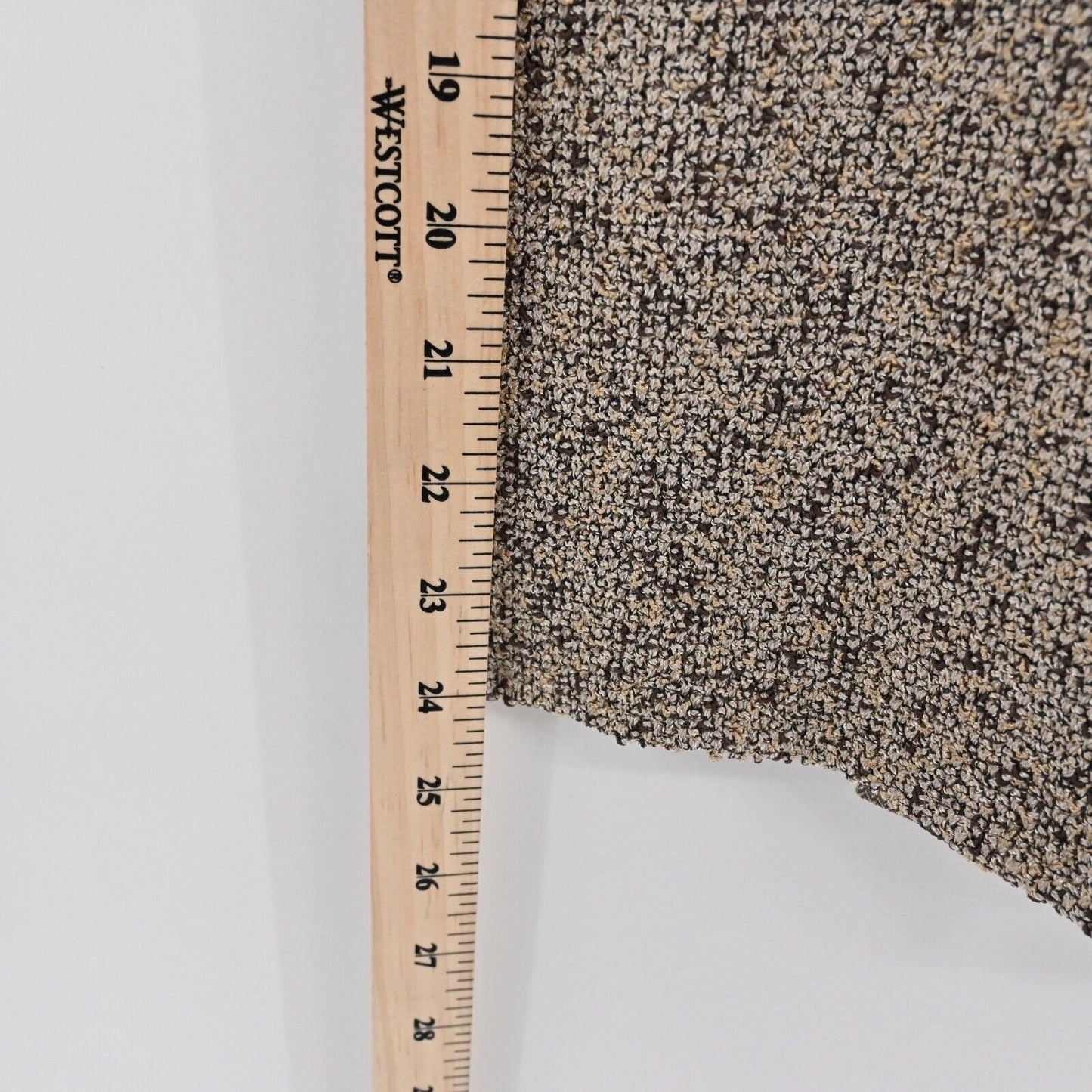 Vtg ST JOHN Skirt Suit Sz 8/10 Santana Knit Brown Marled Full Zip Jacket Pleated
