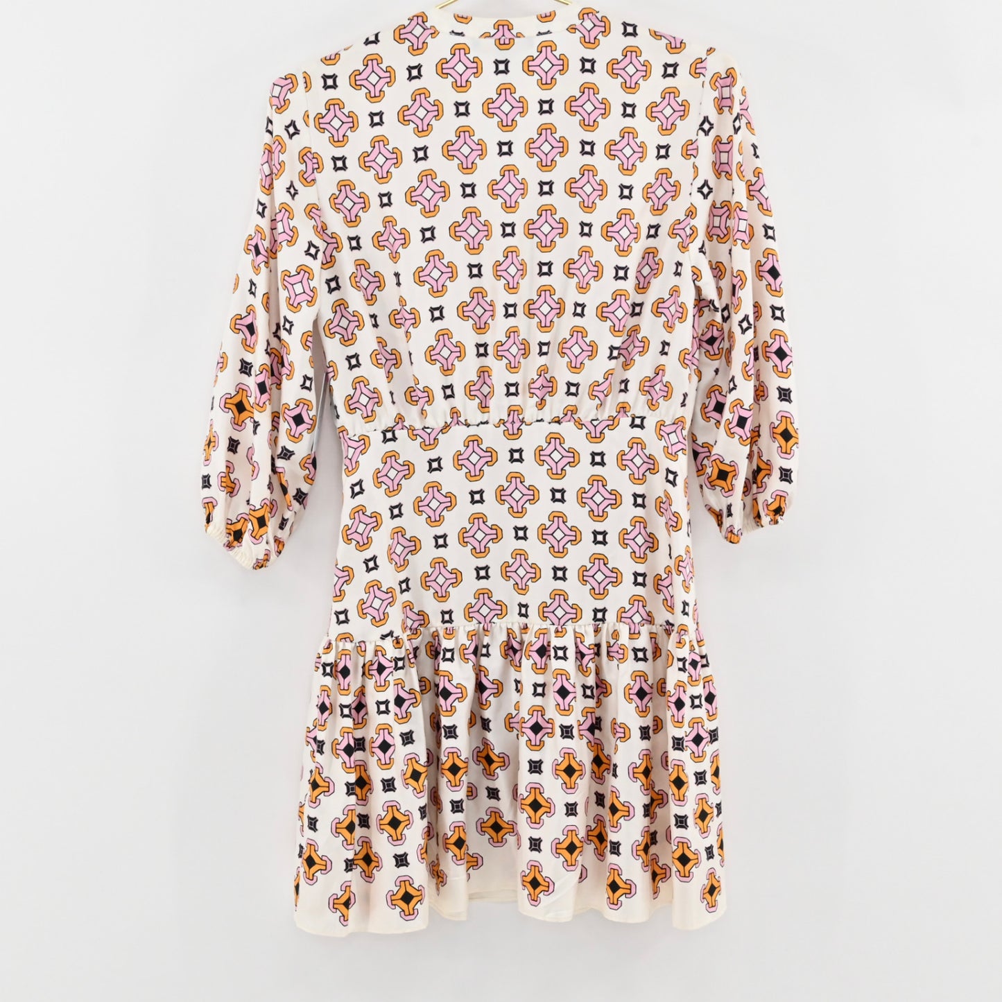 Maje Silk Geometric Dress Size 36