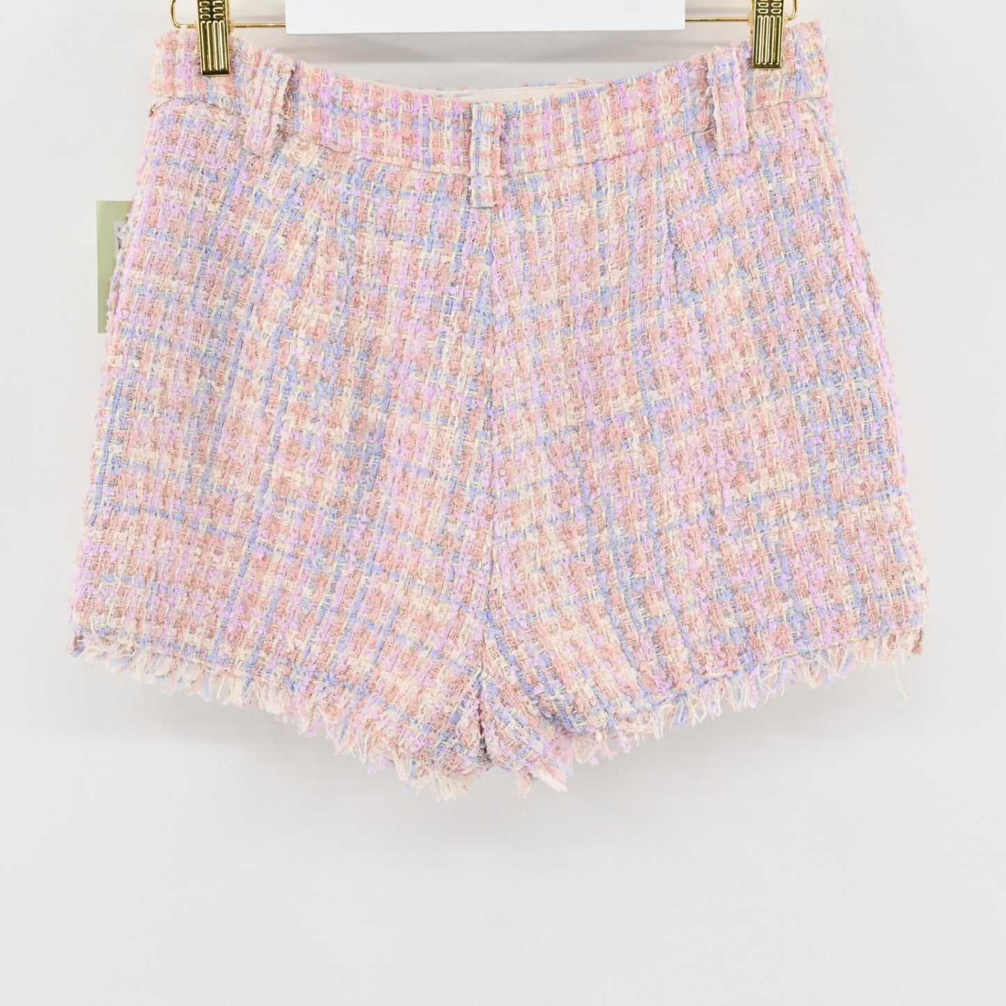 NWT Walter Baker Pink Tweed Shorts Size 8
