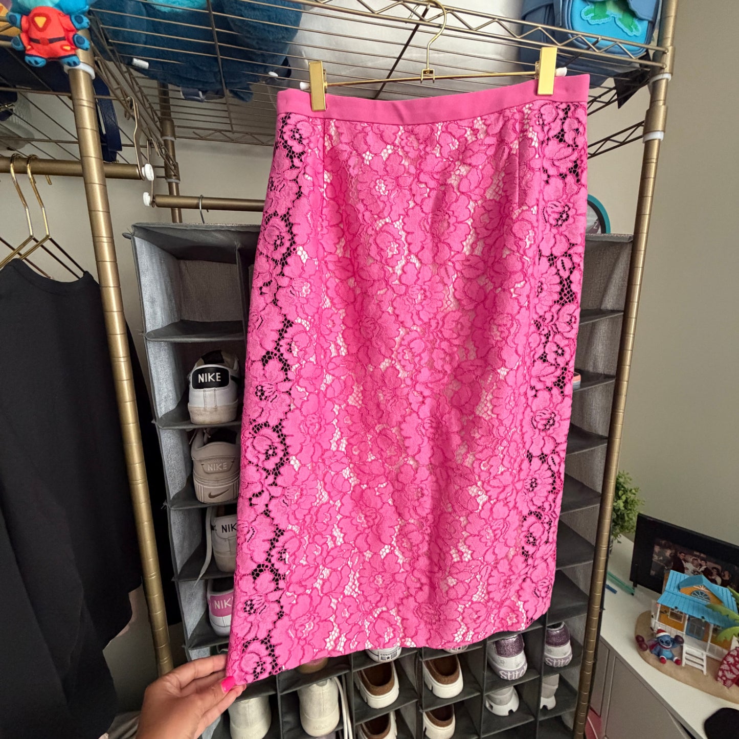 No21 Pink Lace Skirt Size 44