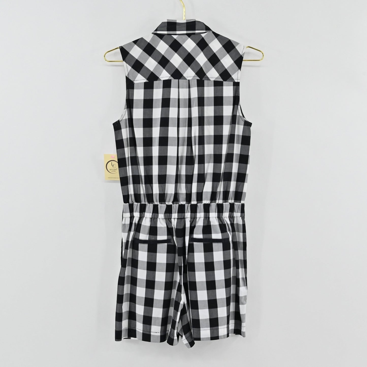 Kate Spade Checkered Romper Size S