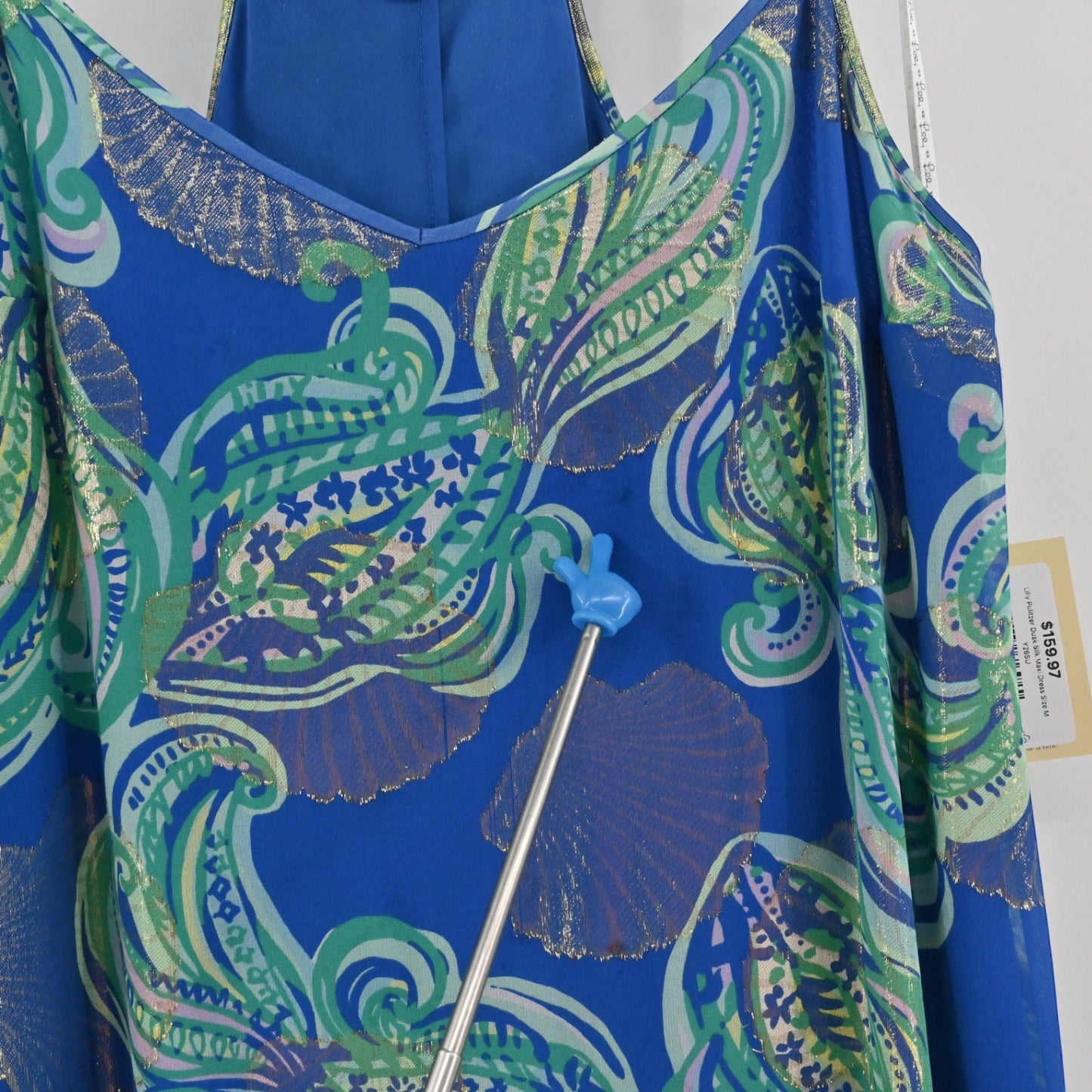 Lilly Pulitzer Dusk Silk Maxi Dress Size M