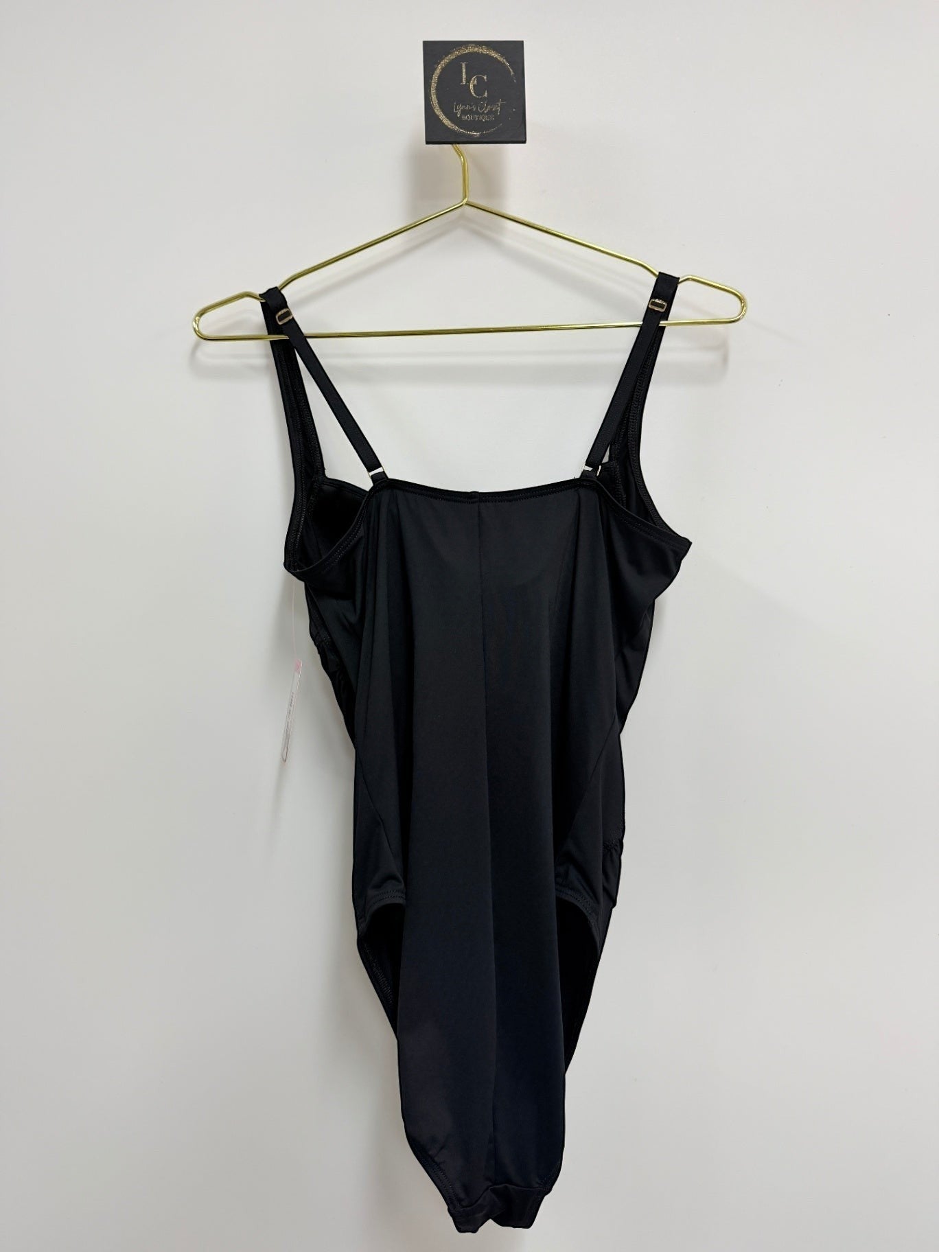 Bleu Rod Bettie 1pc Black Swimsuit SIZE 14