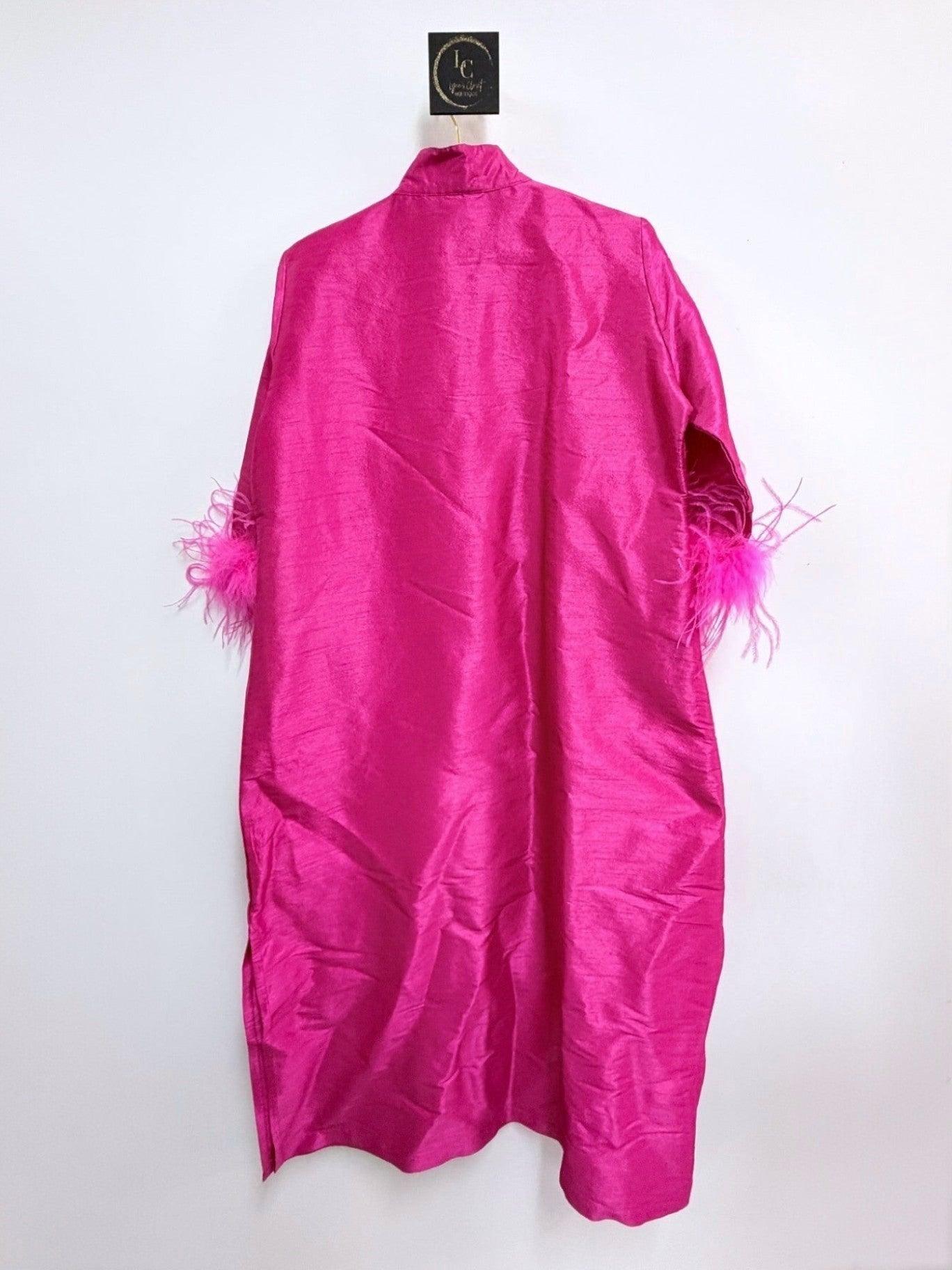 House of MBR Pink Feather Cuffs Size L
