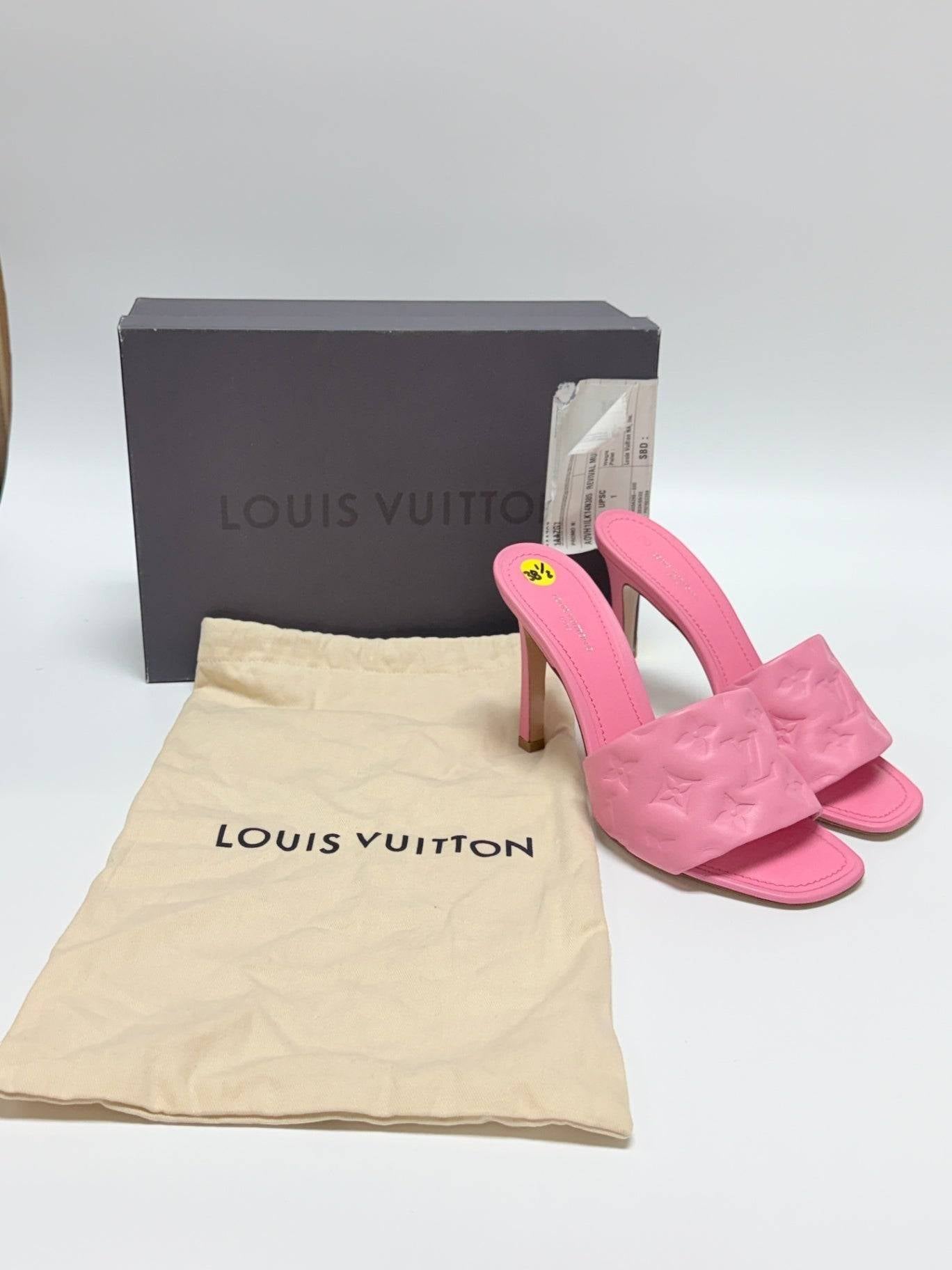 Louis Vuitton Revival Mule Rose Size 38.5