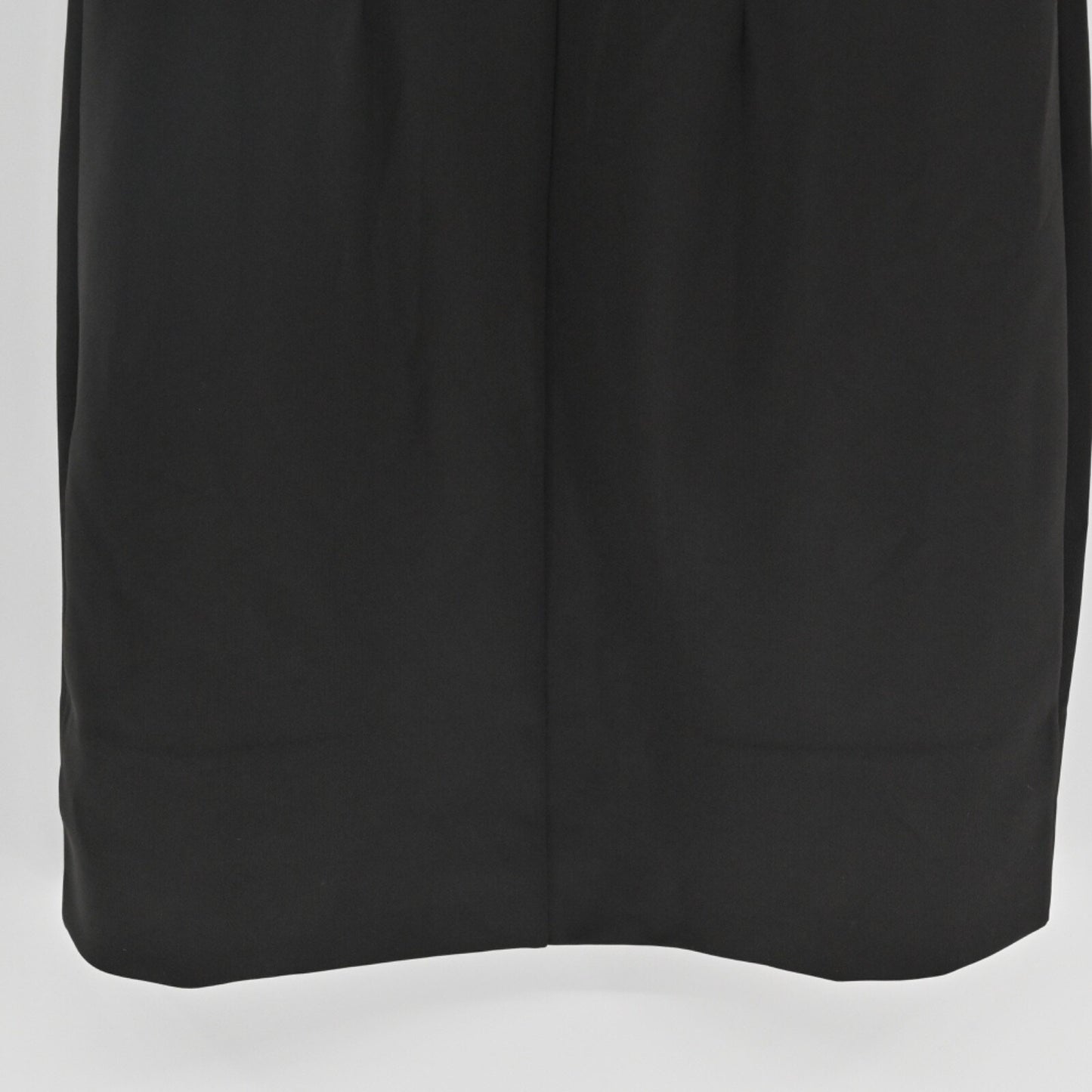 GRETCHEN SCOTT Jersey Isosceles Dress Size S Black Sheath Cotton Sleeveless