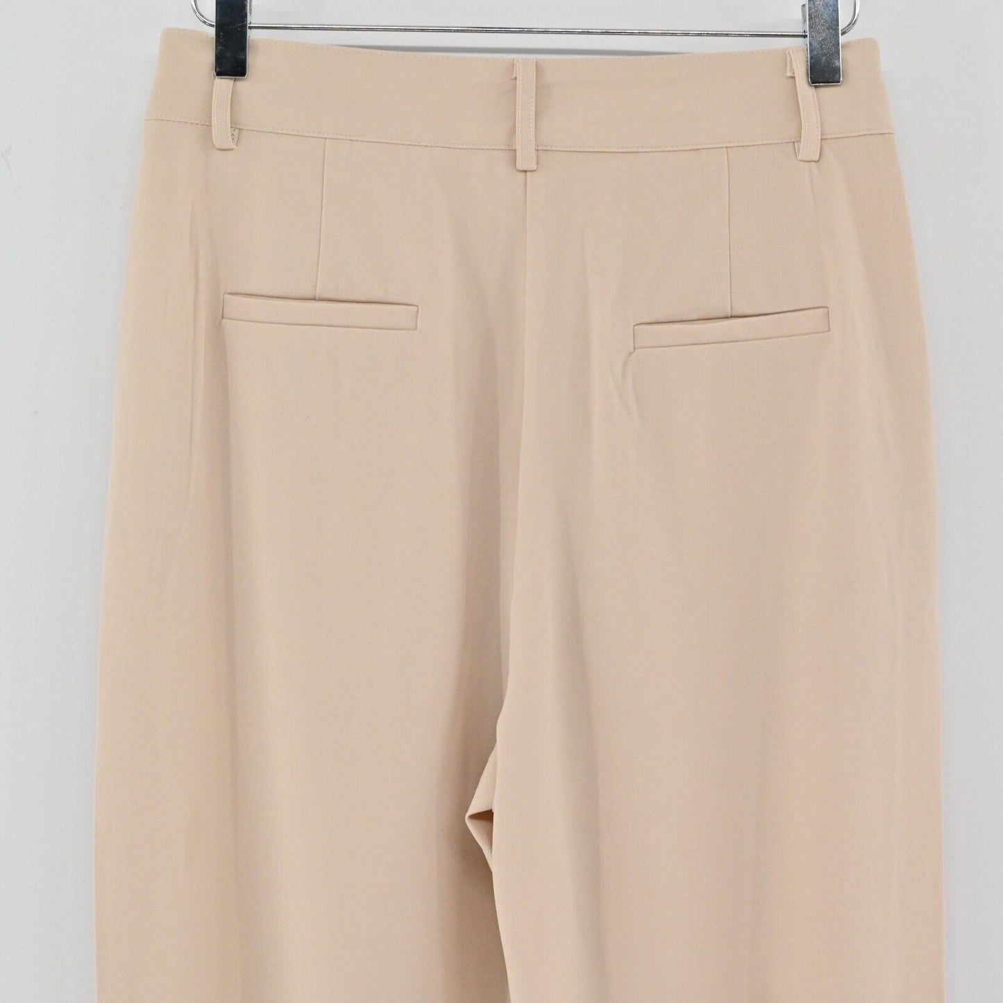 ANTHROPOLOGIE Pants Womens Sz M SNDYS Burland Pant Beige Wide Leg Pleated NEW