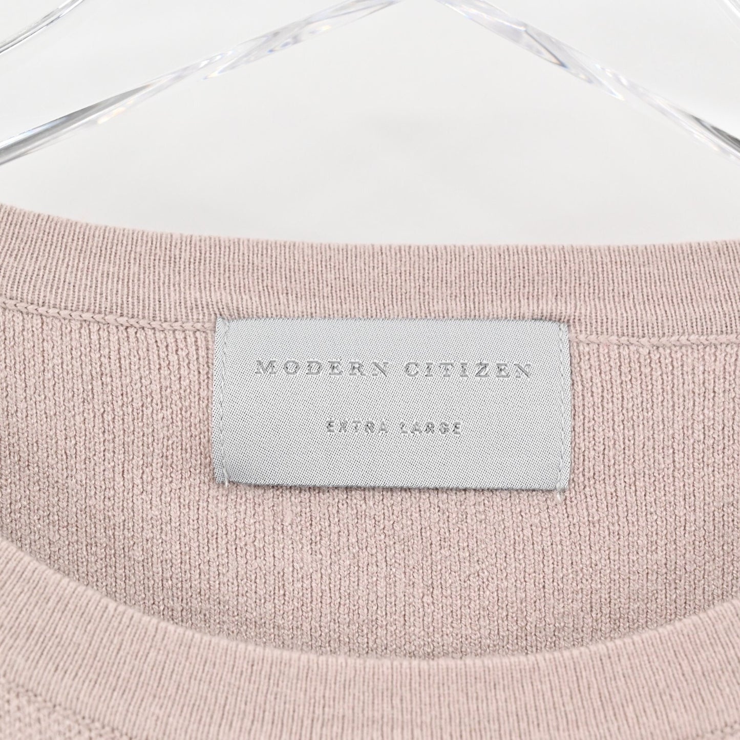 MODERN CITIZEN Sweater Womens Size XL Nara Tie Front Knit Top Blush Quiet Luxury