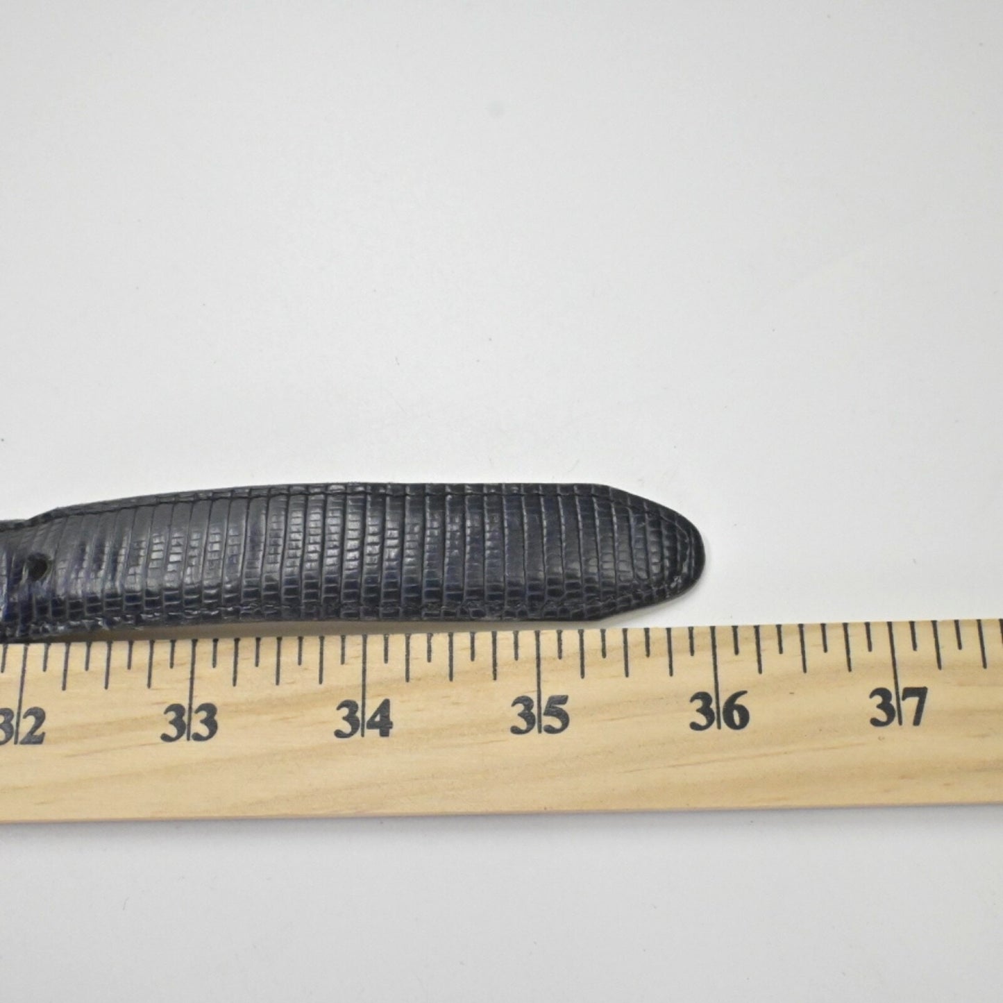 Vtg BRIGHTON Womens Croc Embossed Leather Belt Size M/30 Black Mix Metal Buckle