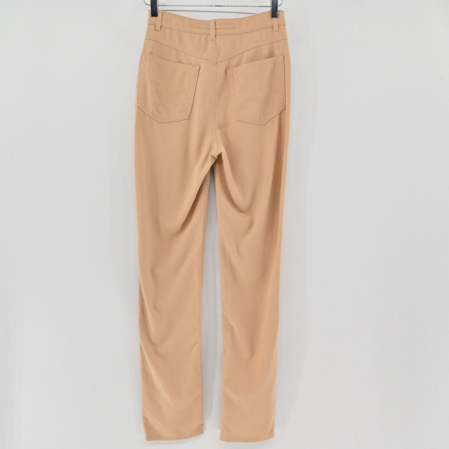 ESCADA Jeans Womens Sz 34 Sport High Waisted Skinny Stretch Jeggings Beige Denim