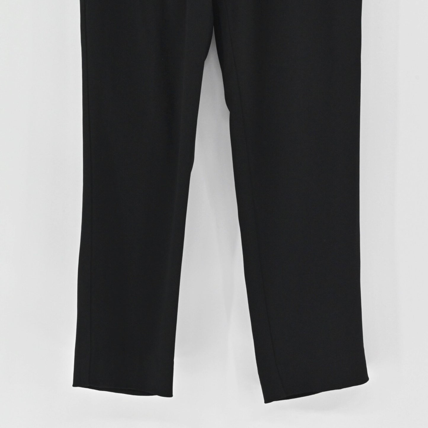 ETRO Womens Black Wool Pants Size 38 Mid Rise Slim Straight Leg Career Italy 00s