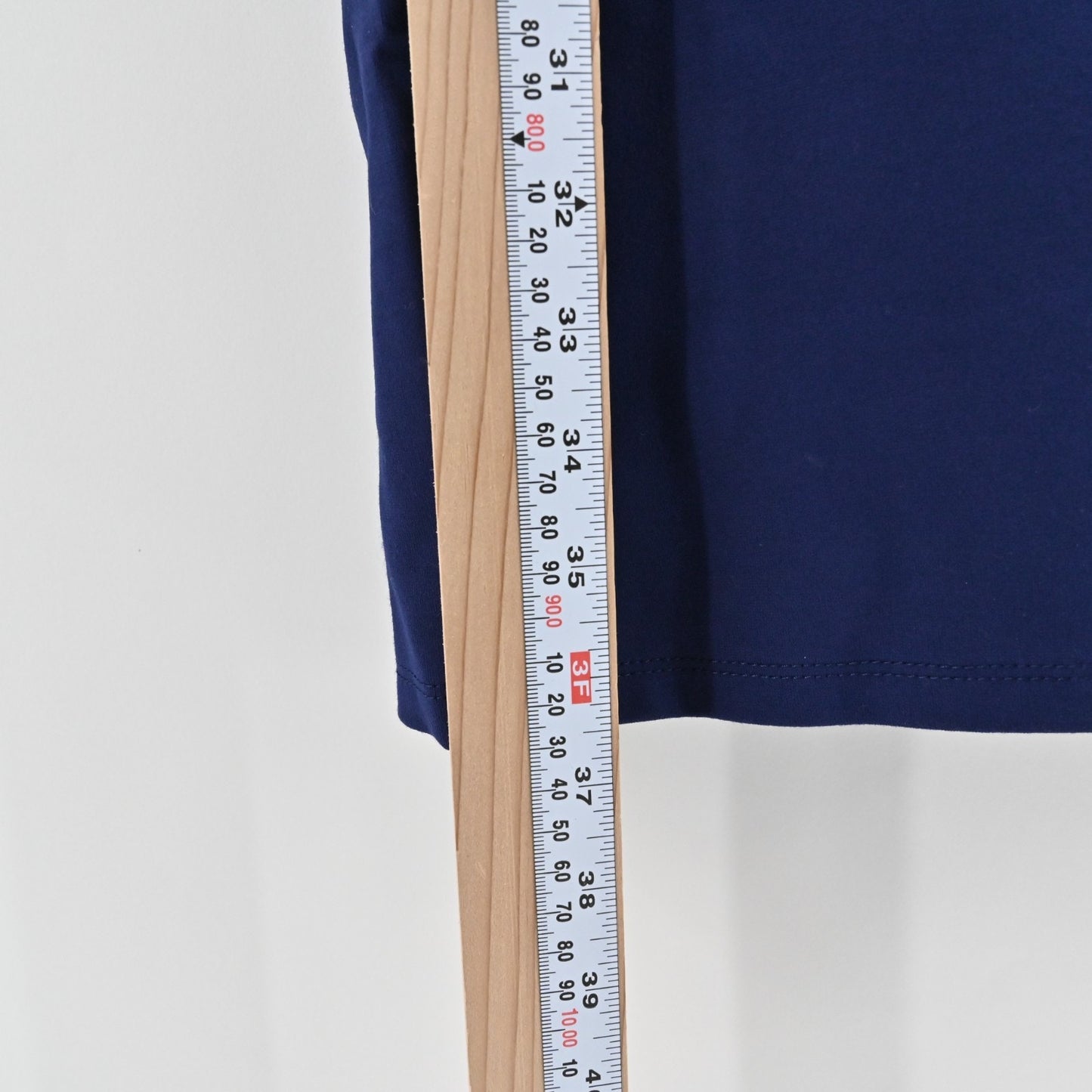 ANNE KLEIN Womens Blue Knit Dress Size M Shift Stripe Bell Sleeve Pockets NEW
