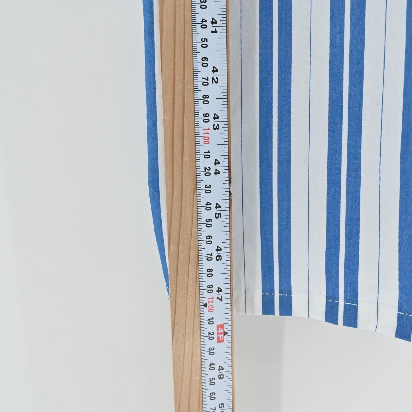 GANNI Blue Striped Midi Dress Size 8 / 10 Organic Cotton Nautical Coastal Summer
