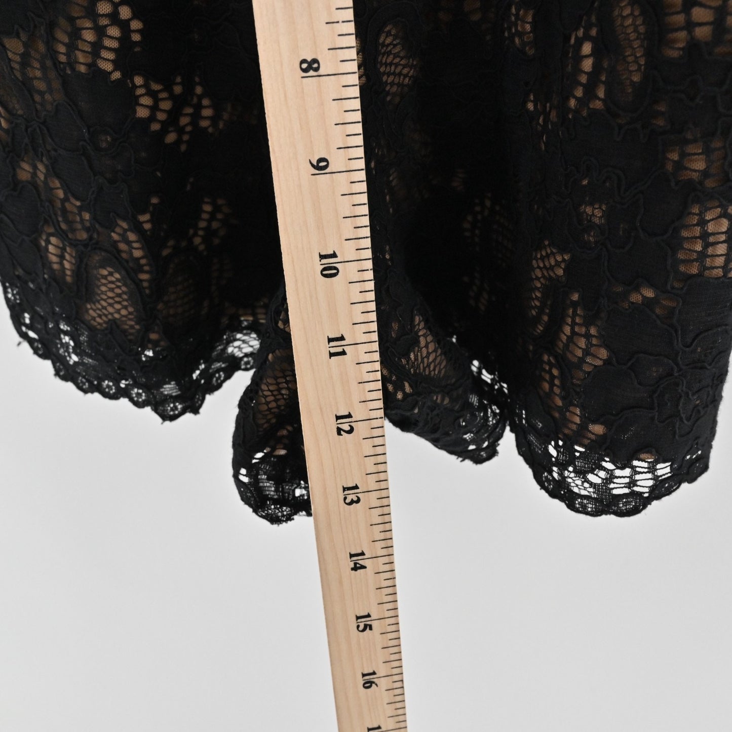 ALEXIS Womens Jing Black Lace Pattern Romper Size XS Mock Neck 3/4 Sleeve Chic
